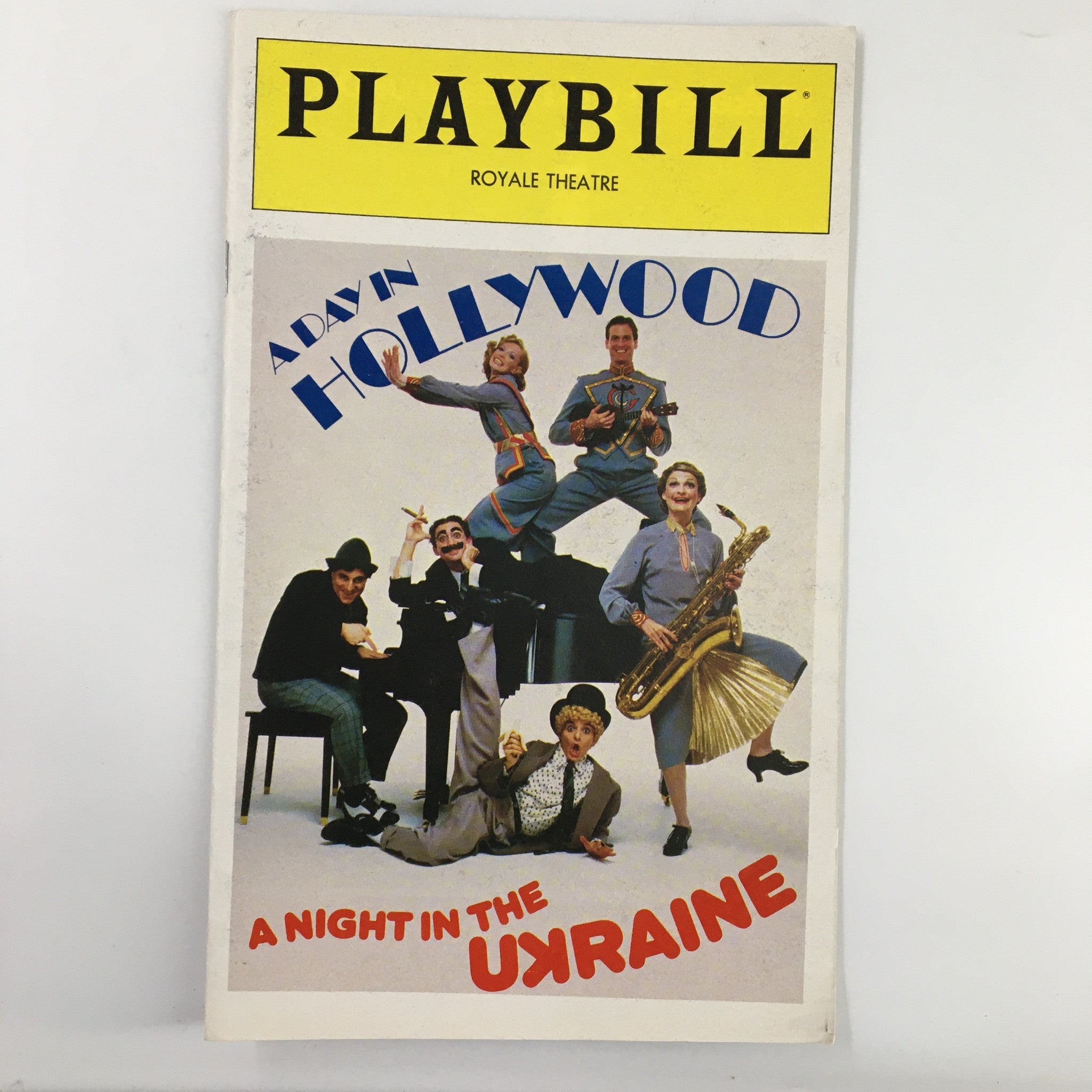 1980 Playbill Royale Theatre A Day In Hollywood A Night In The Ukraine by T Tune