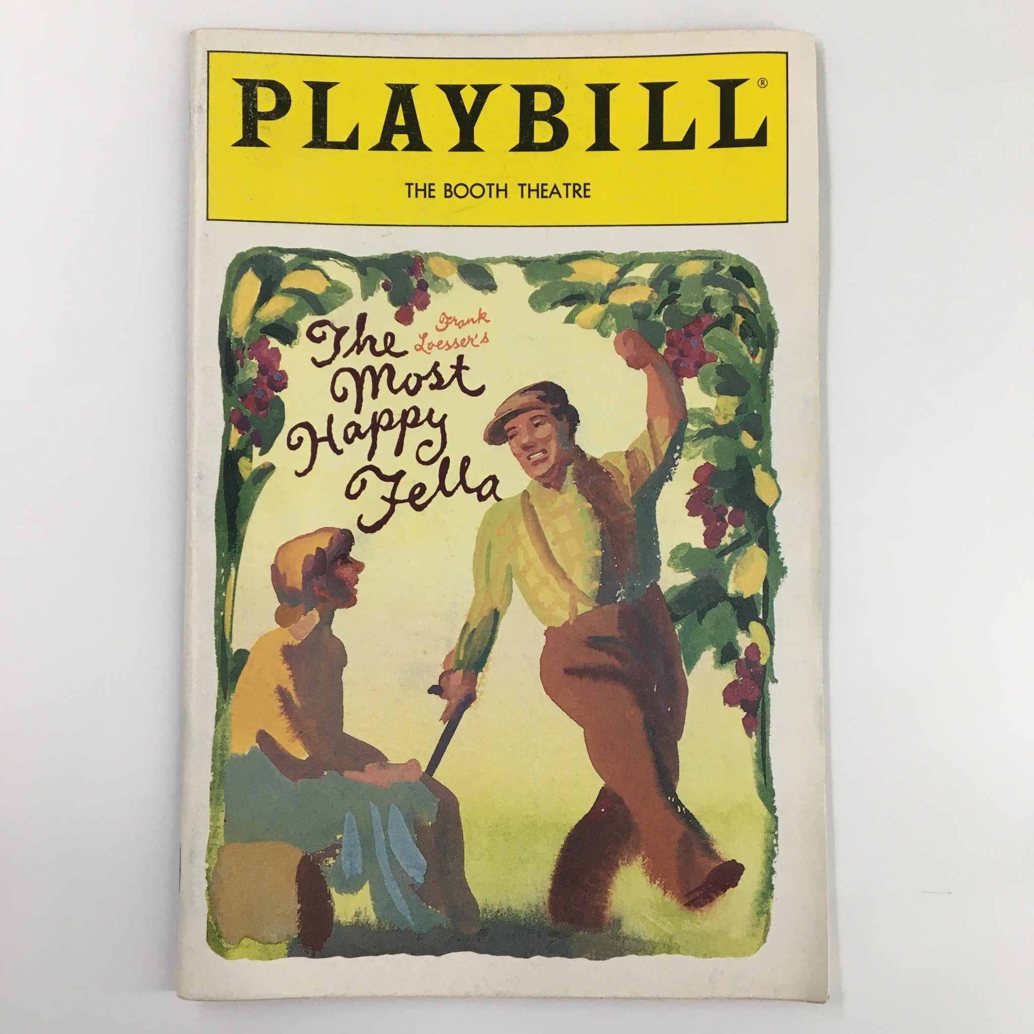 1992 Playbill The Booth Theatre The Most Happy Fella by Frank Loesser