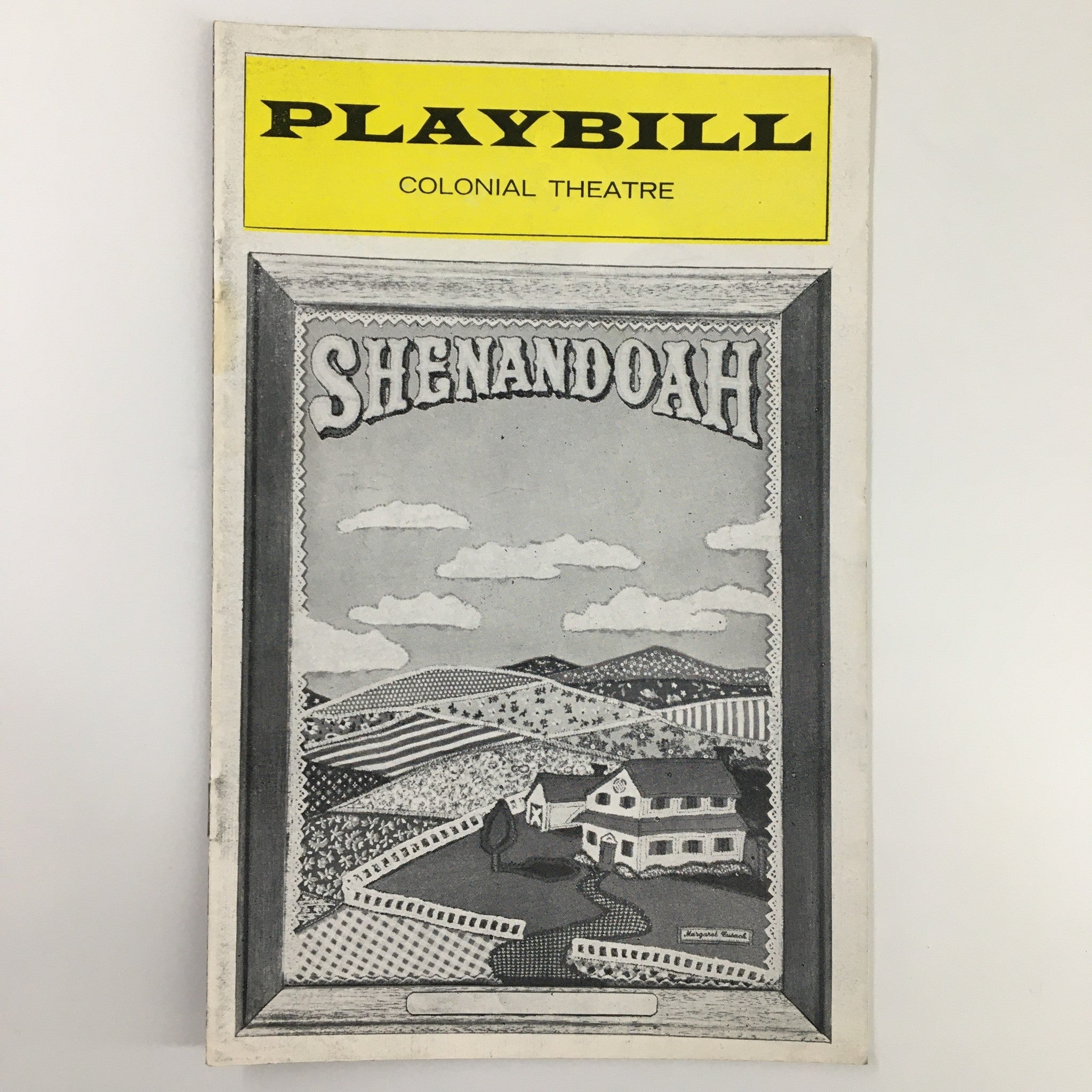 1974 Playbill The Colonial Theatre John Cullum in Shenandoah by Philp Rose