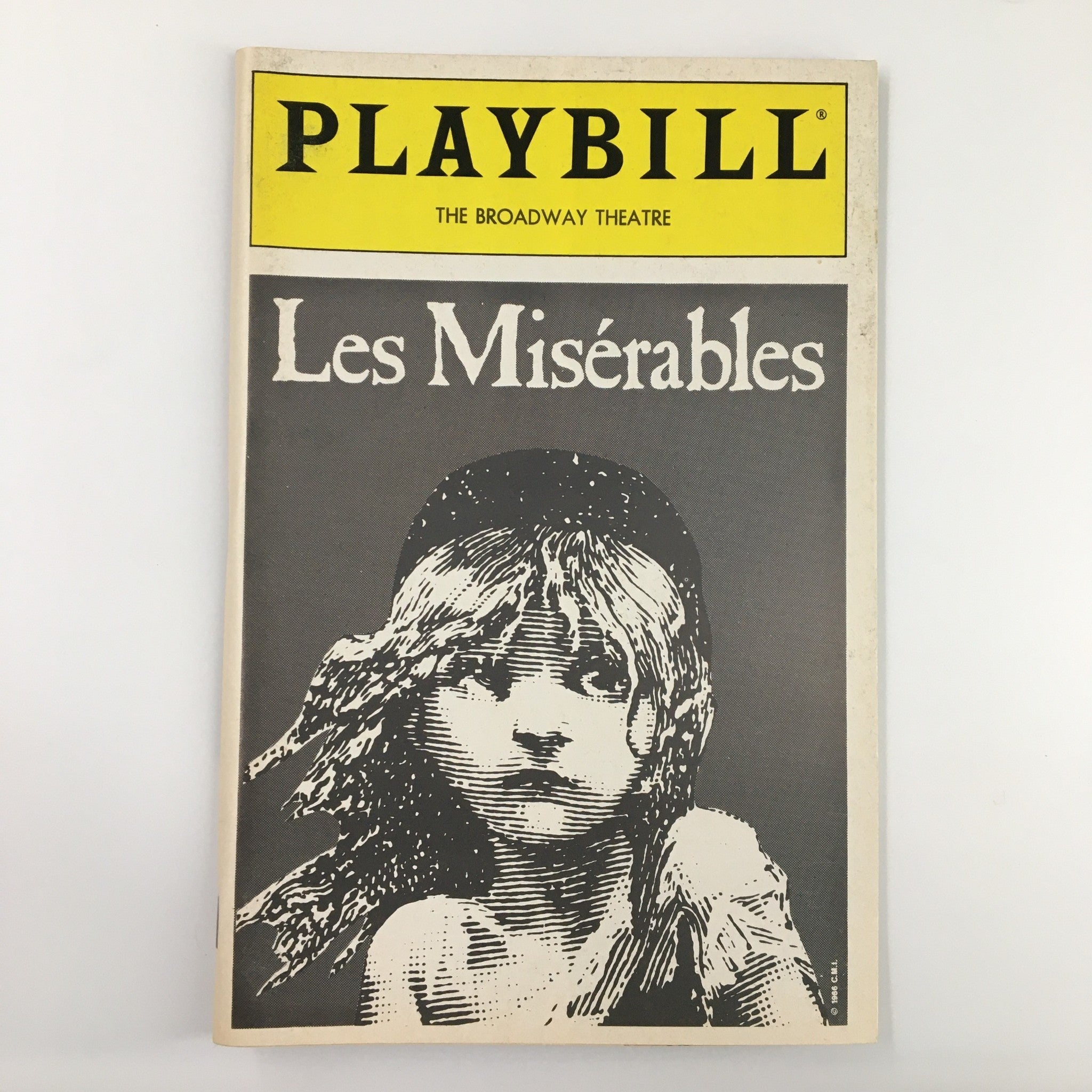 1987 Playbill Broadway Theatre Les Miserables by Trevor Nunn & John Caird