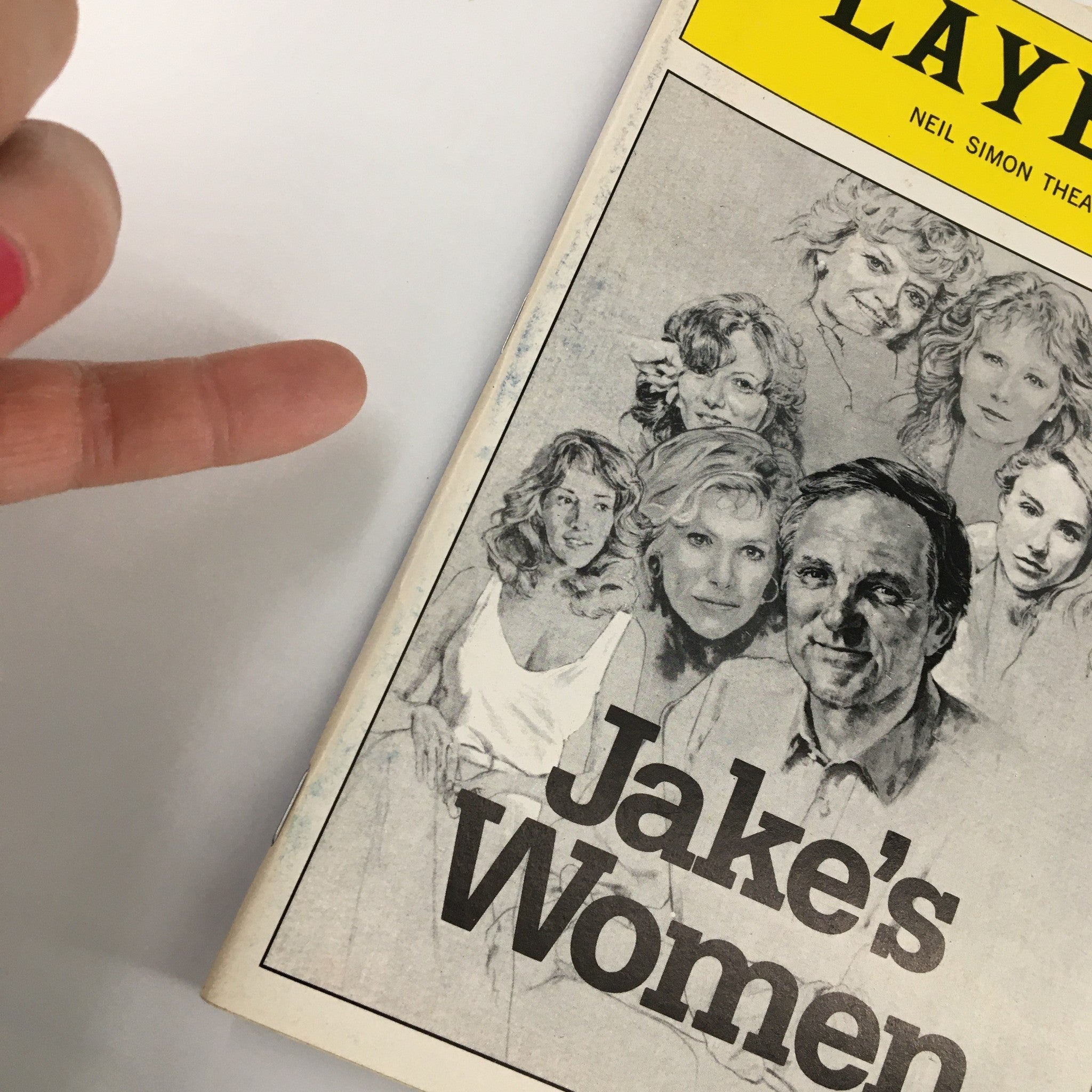 1992 Playbill Neil Simon Theatre Alan Alda in Jake's Women by Gene Saks