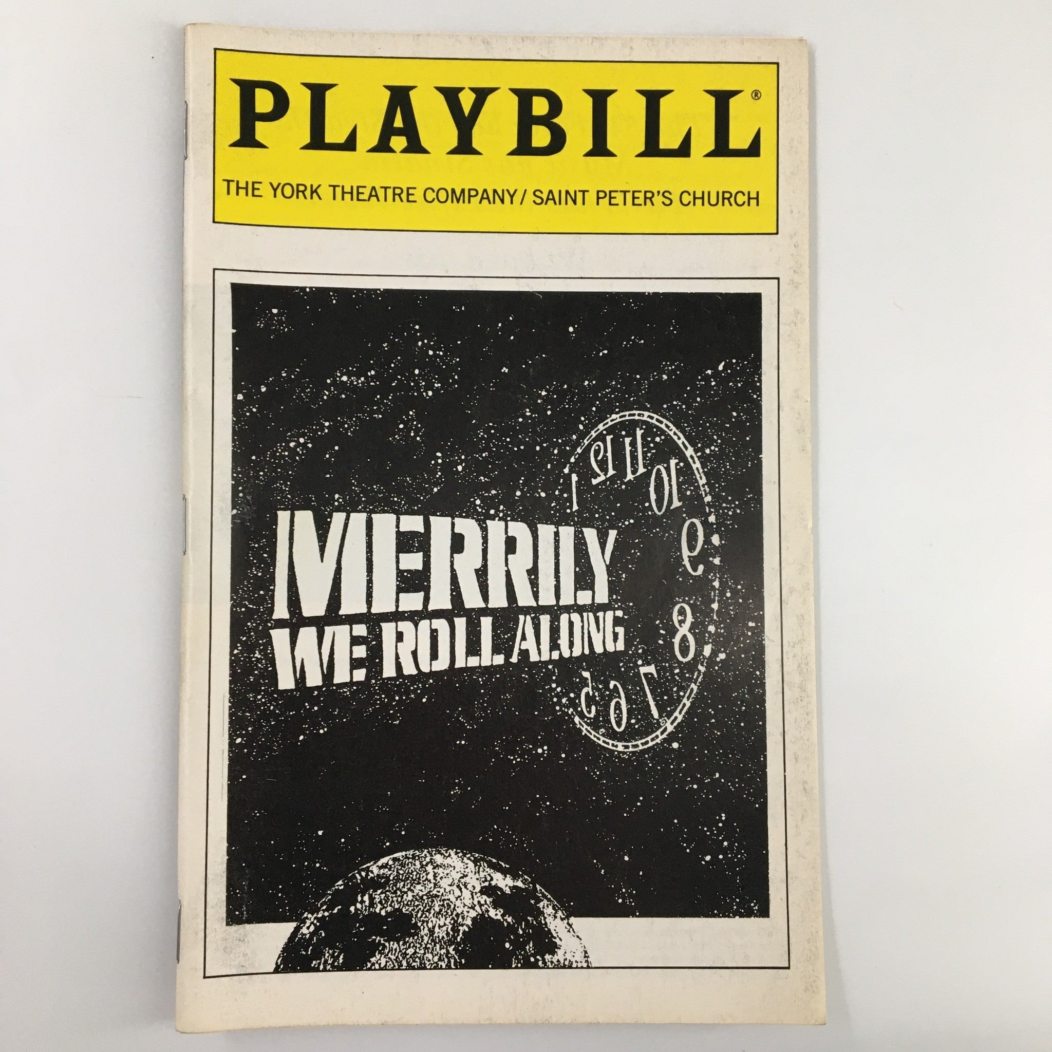 1994 Playbill The York Theatre Company Merrily We Roll Along by Susan Schulman