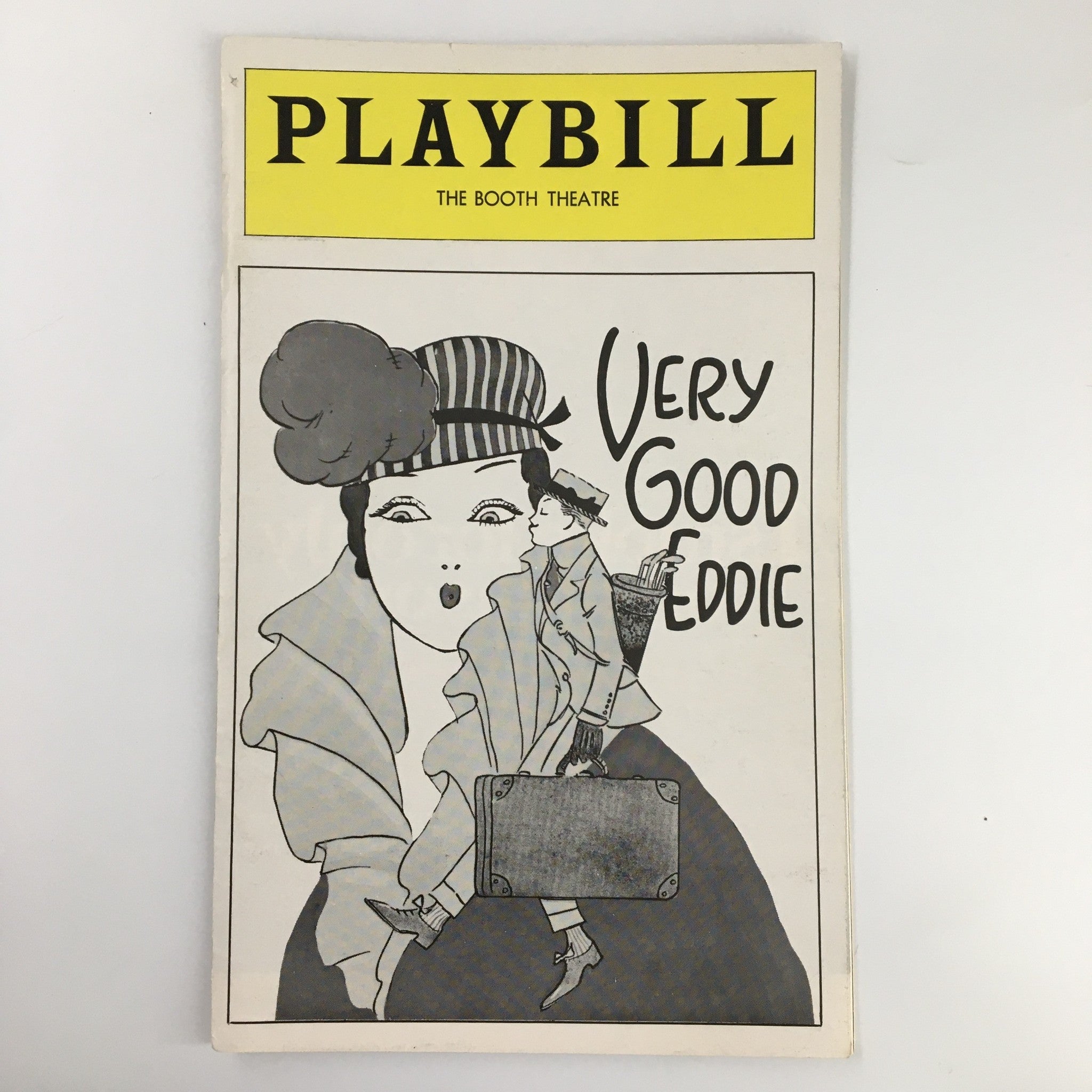 1976 Playbill The Booth Theatre David Christmas in Very Good Eddie by Bill Gile