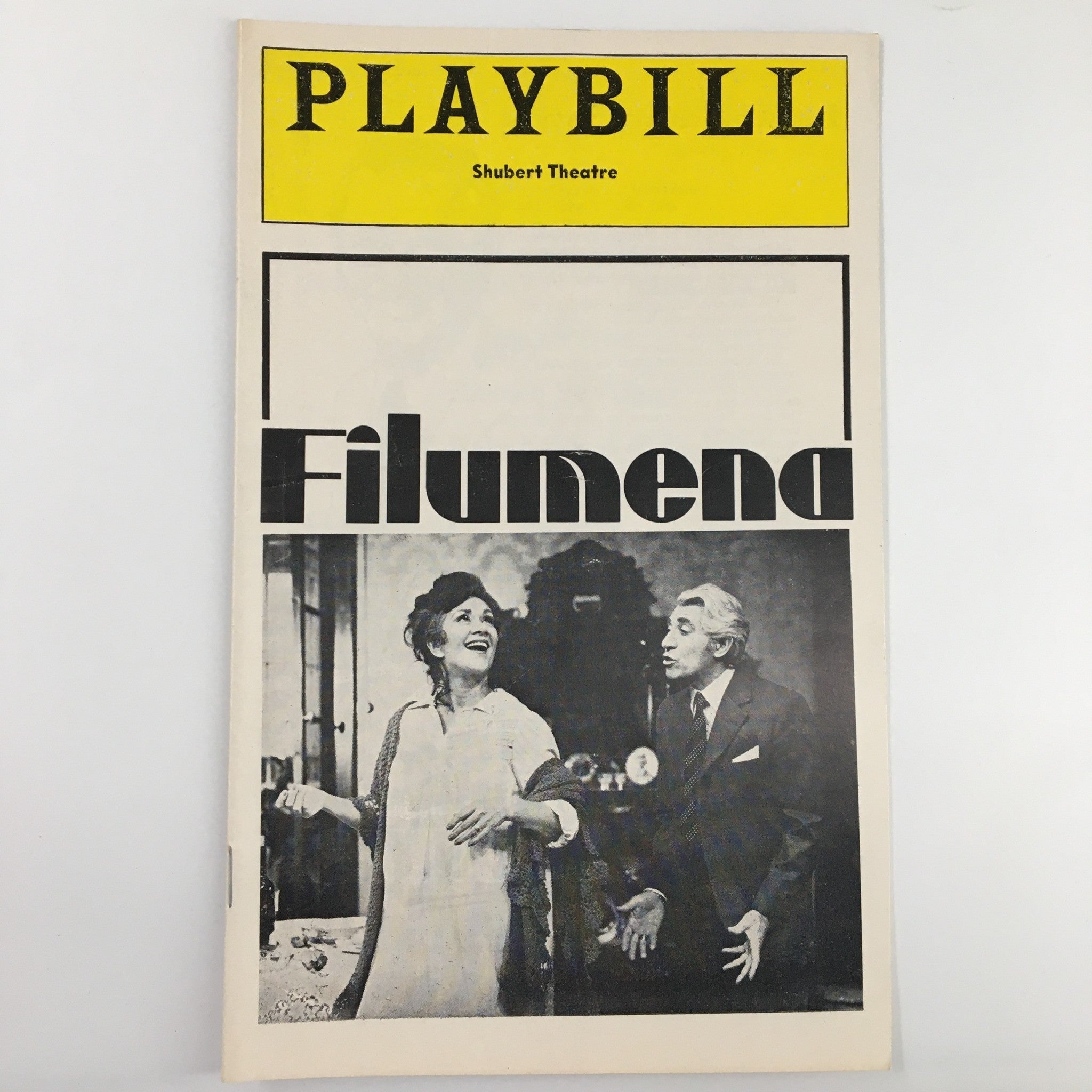 1980 Playbill Shubert Theatre Joan Plowright in Filumena by Franco Zeffirelli