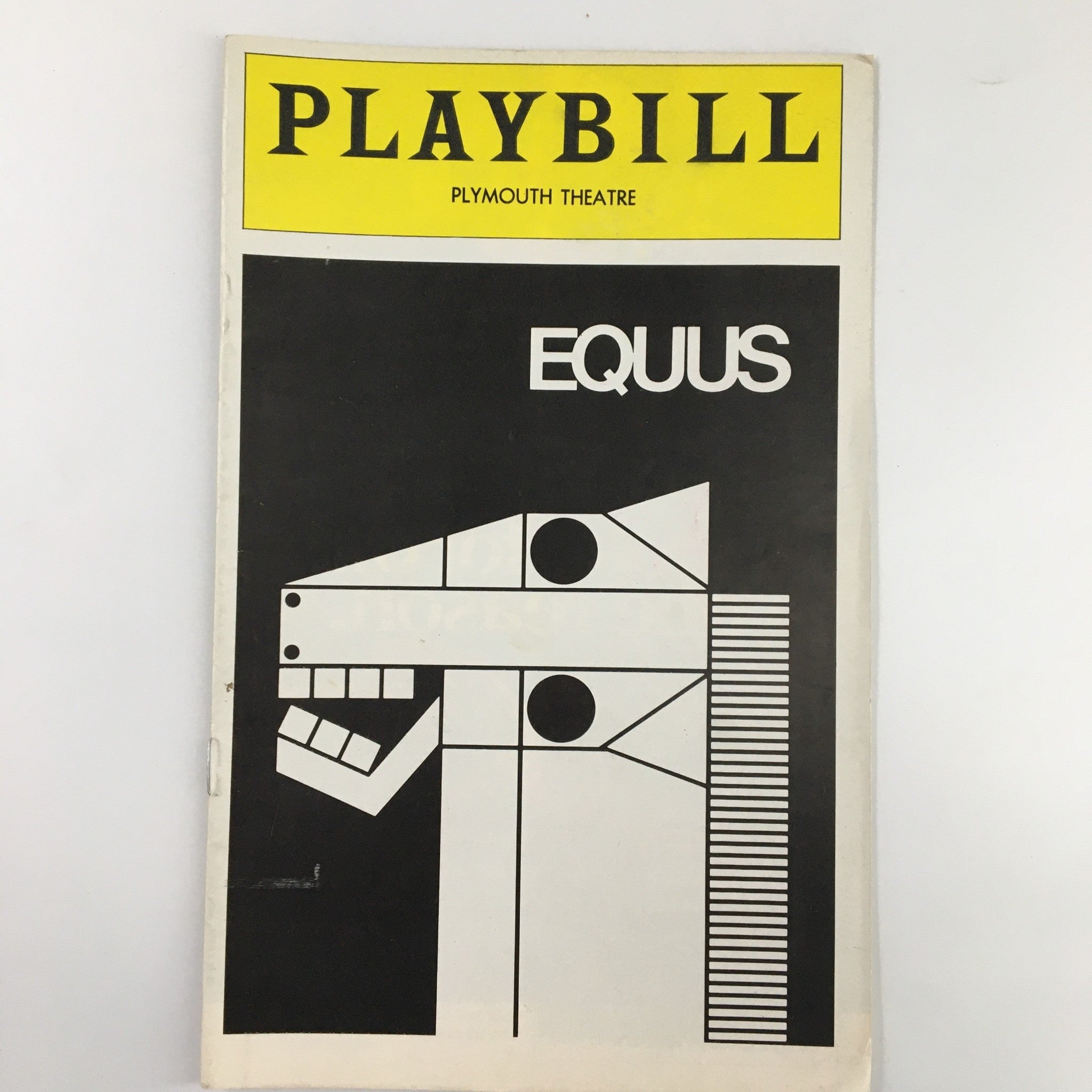 1975 Playbill Plymouth Theatre Anthony Perkins in Equus by Peter Shaffer