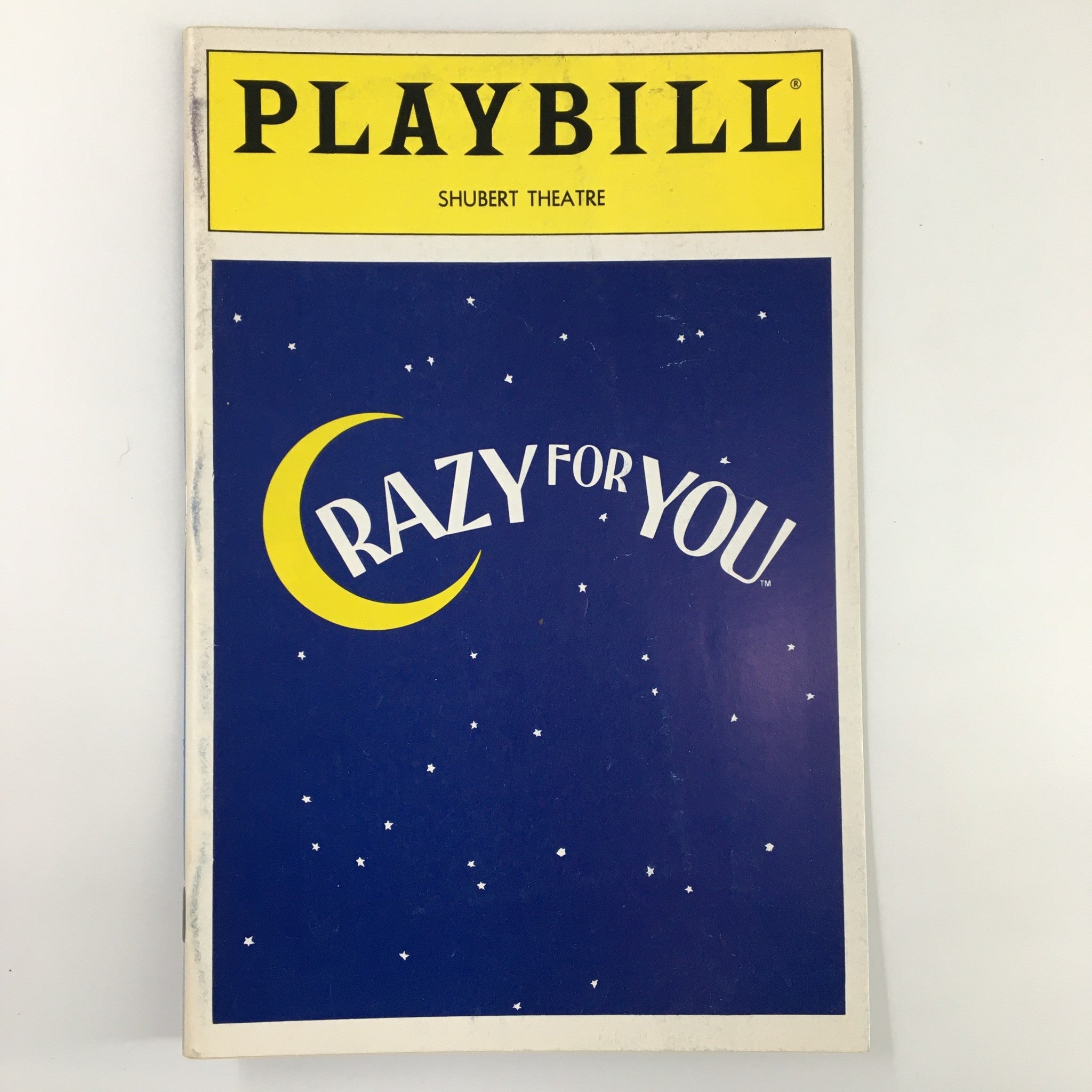 1992 Playbill Sam S. Shubert Harry Groener in Crazy For You by Mike Ockrent