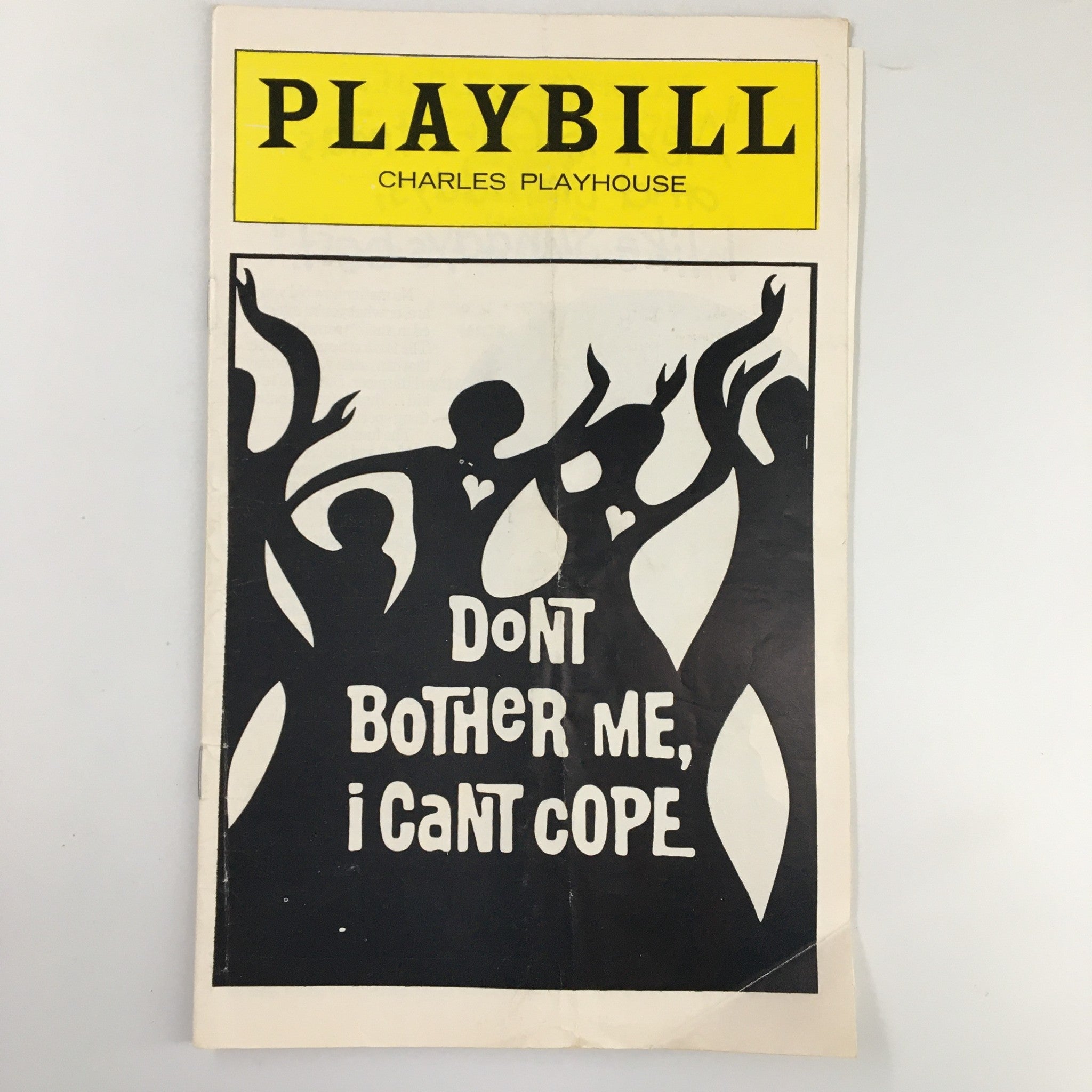 1976 Playbill Charles Playhouse Don't Bother Me I Can't Cope by Vinnette Carroll