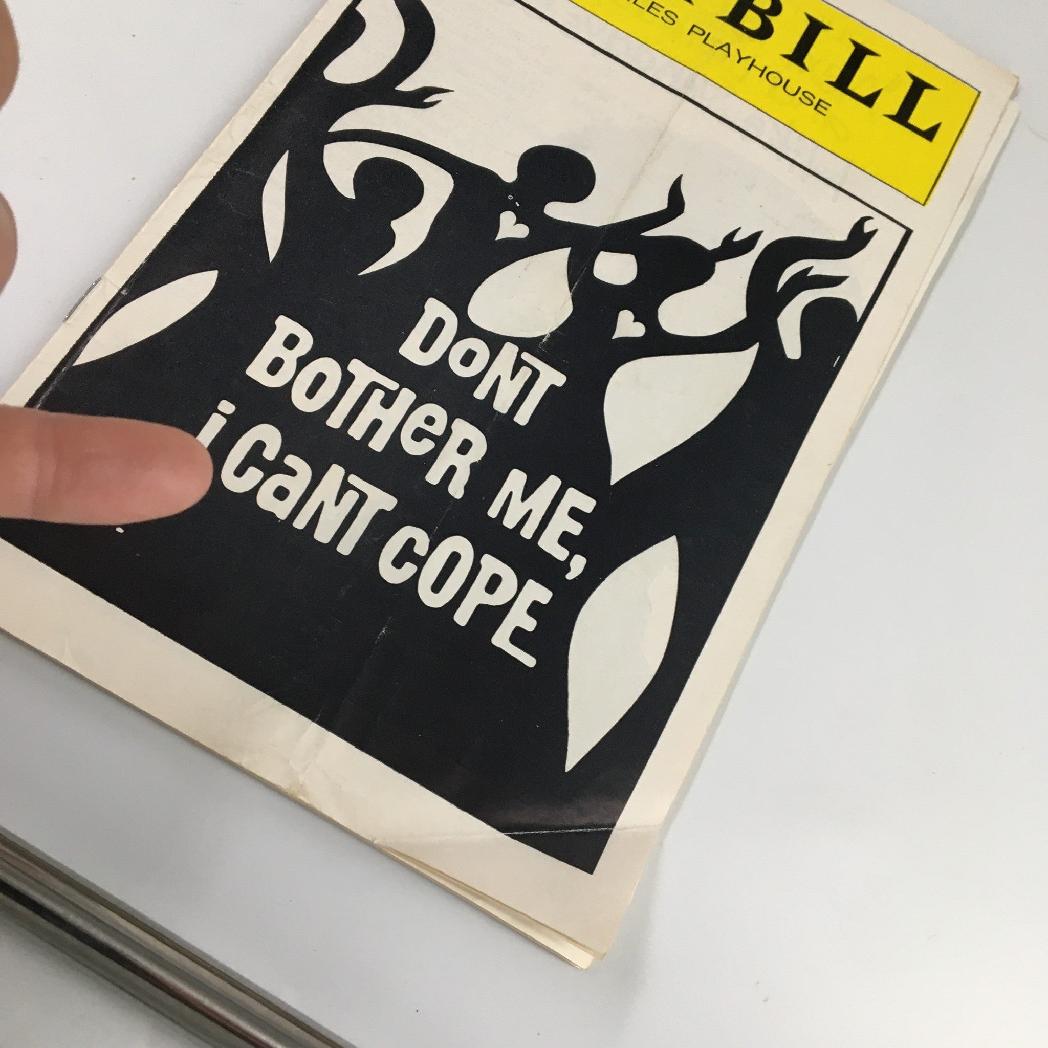 1976 Playbill Charles Playhouse Don't Bother Me I Can't Cope by Vinnette Carroll