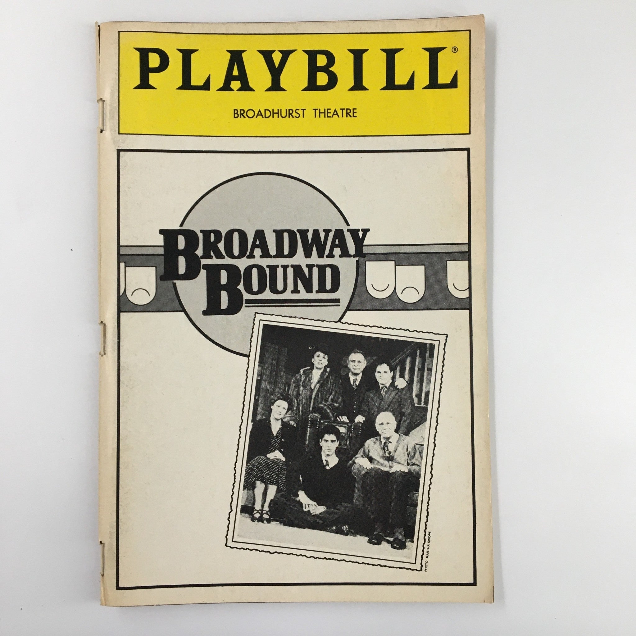 1986 Playbill Broadhurst Theatre Linda Lavin in Broadway Bound by Neil Simon