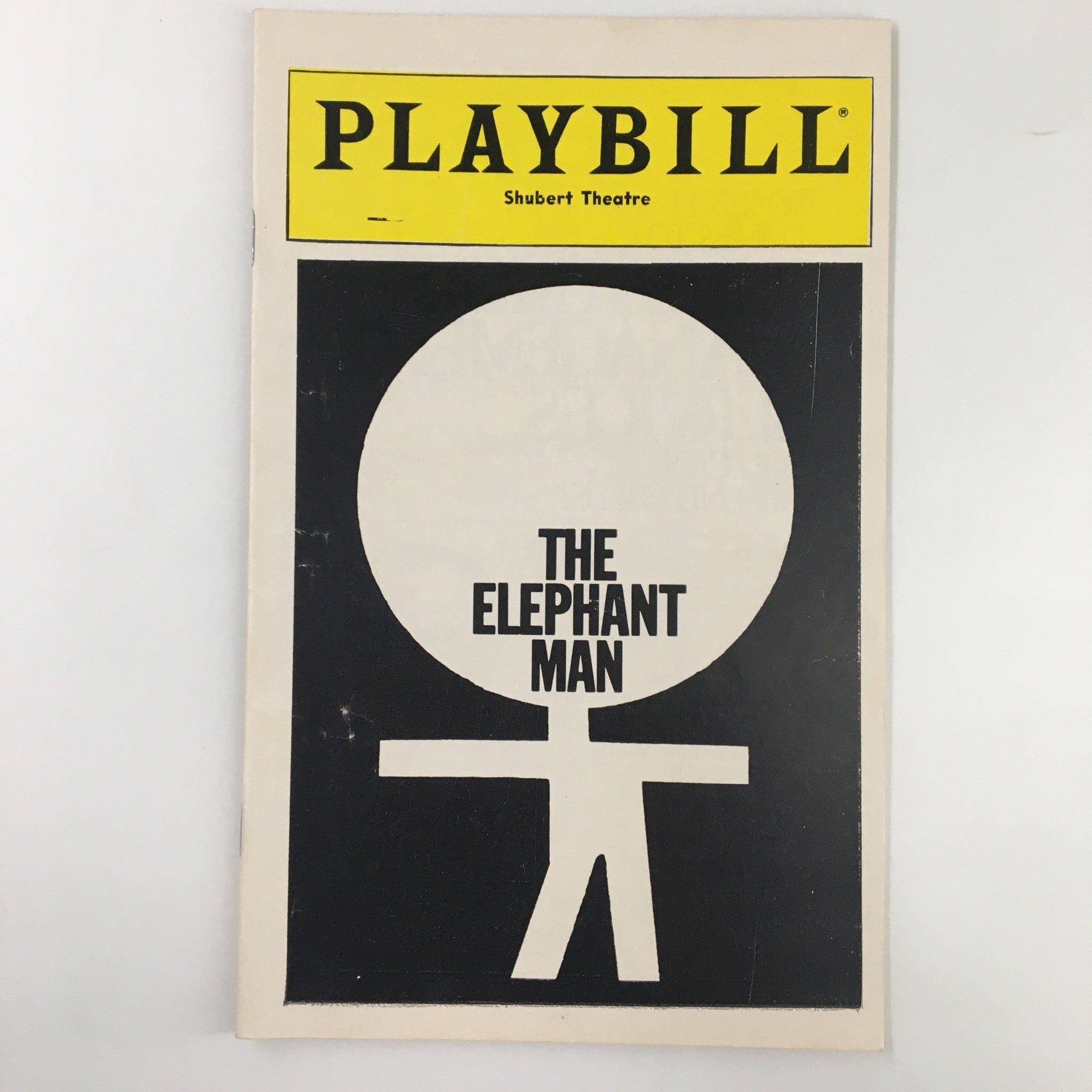 1980 Playbill Shubert Theatre Ken Ruta in The Elephant Man by Jack Hofsiss