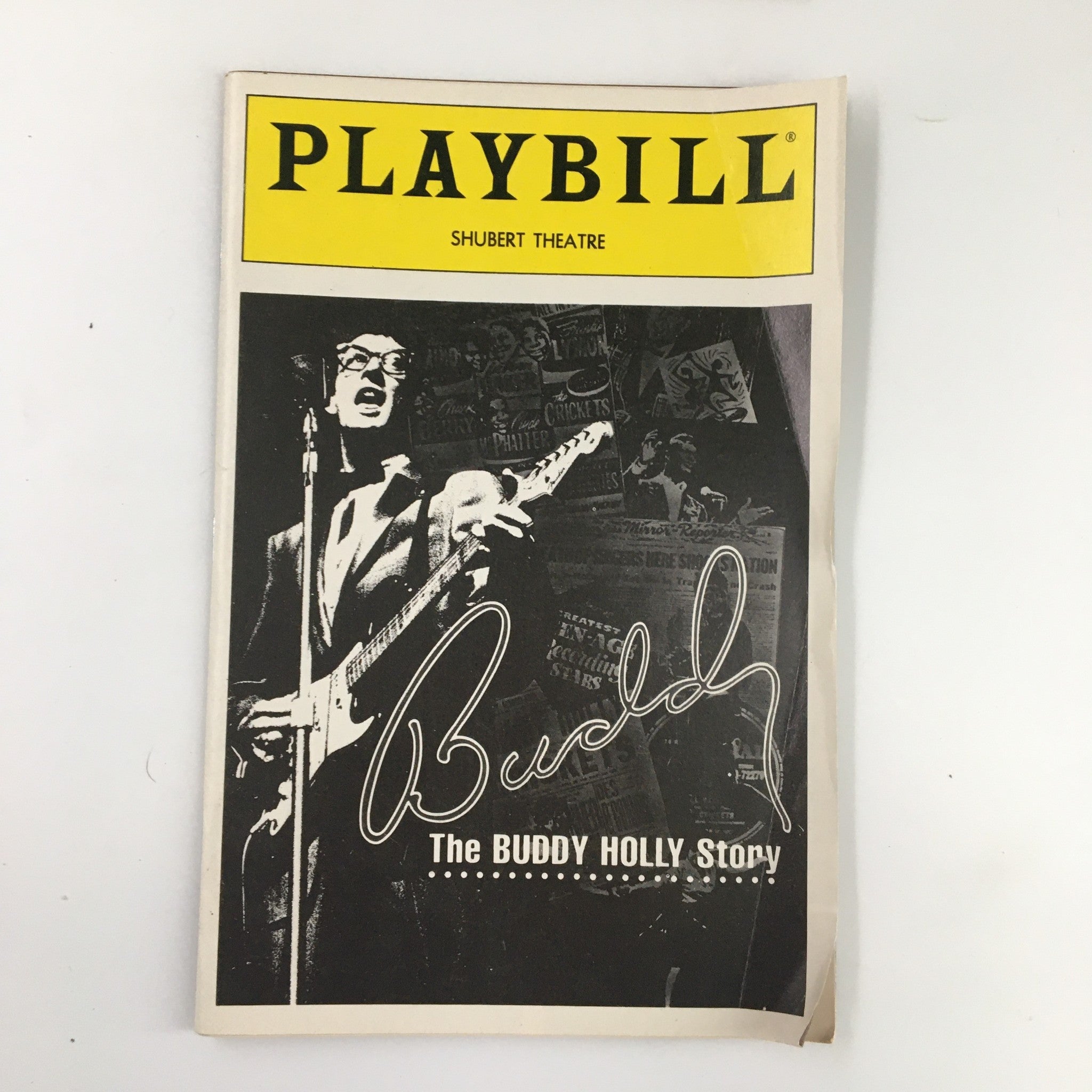 1991 Playbill Sam S. Shubert Theatre The Buddy Holly Story by Rob Bettinson