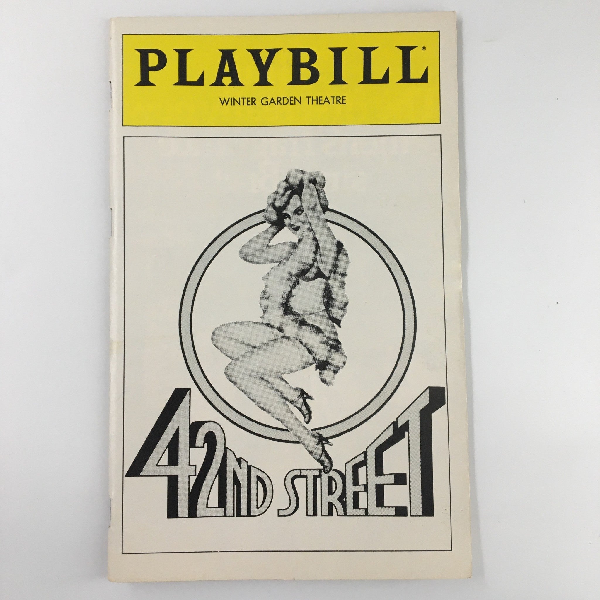 1980 Playbill Winter Garden 42nd Street The Song & Dance Fable of Broadway VG