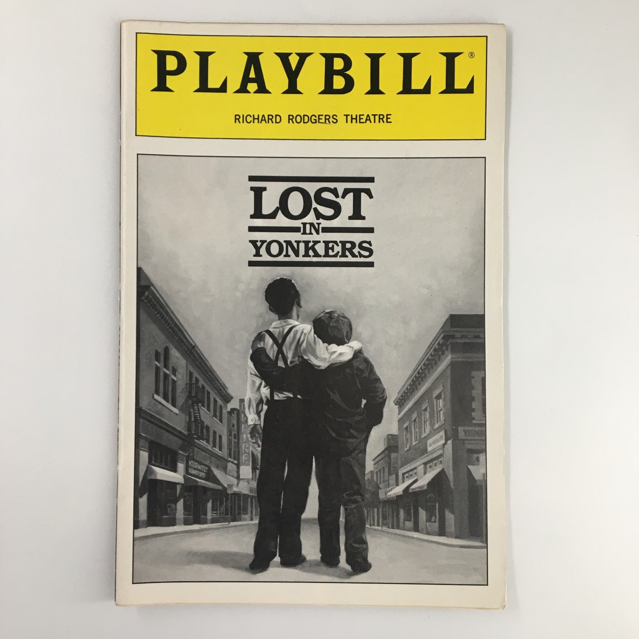 1991 Playbill Richard Rodgers Theatre Irene Worth in Lost in Yonkers VG