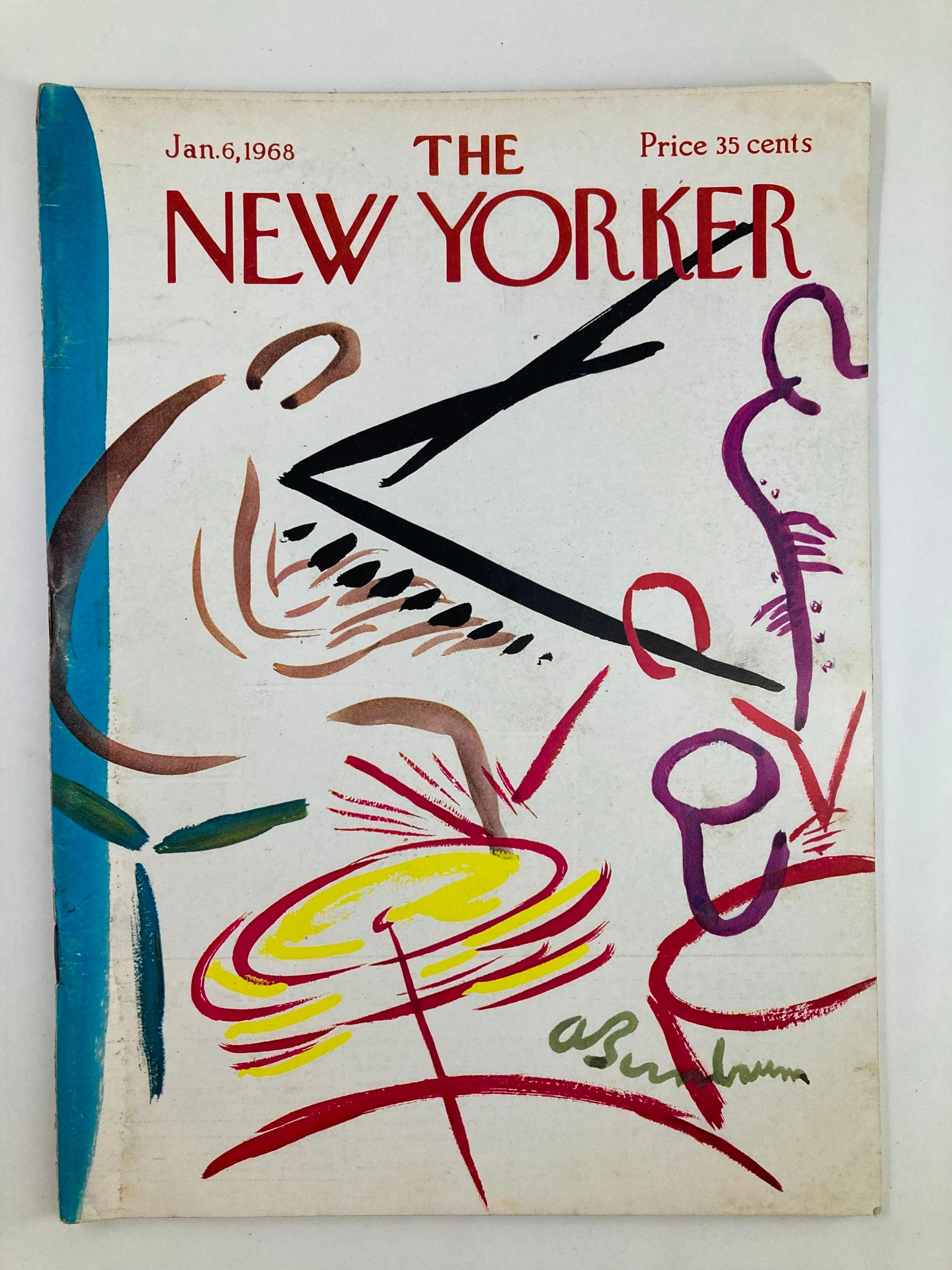 The New Yorker Full Magazine January 6 1968 Musicals by A. Birnbaum No Label