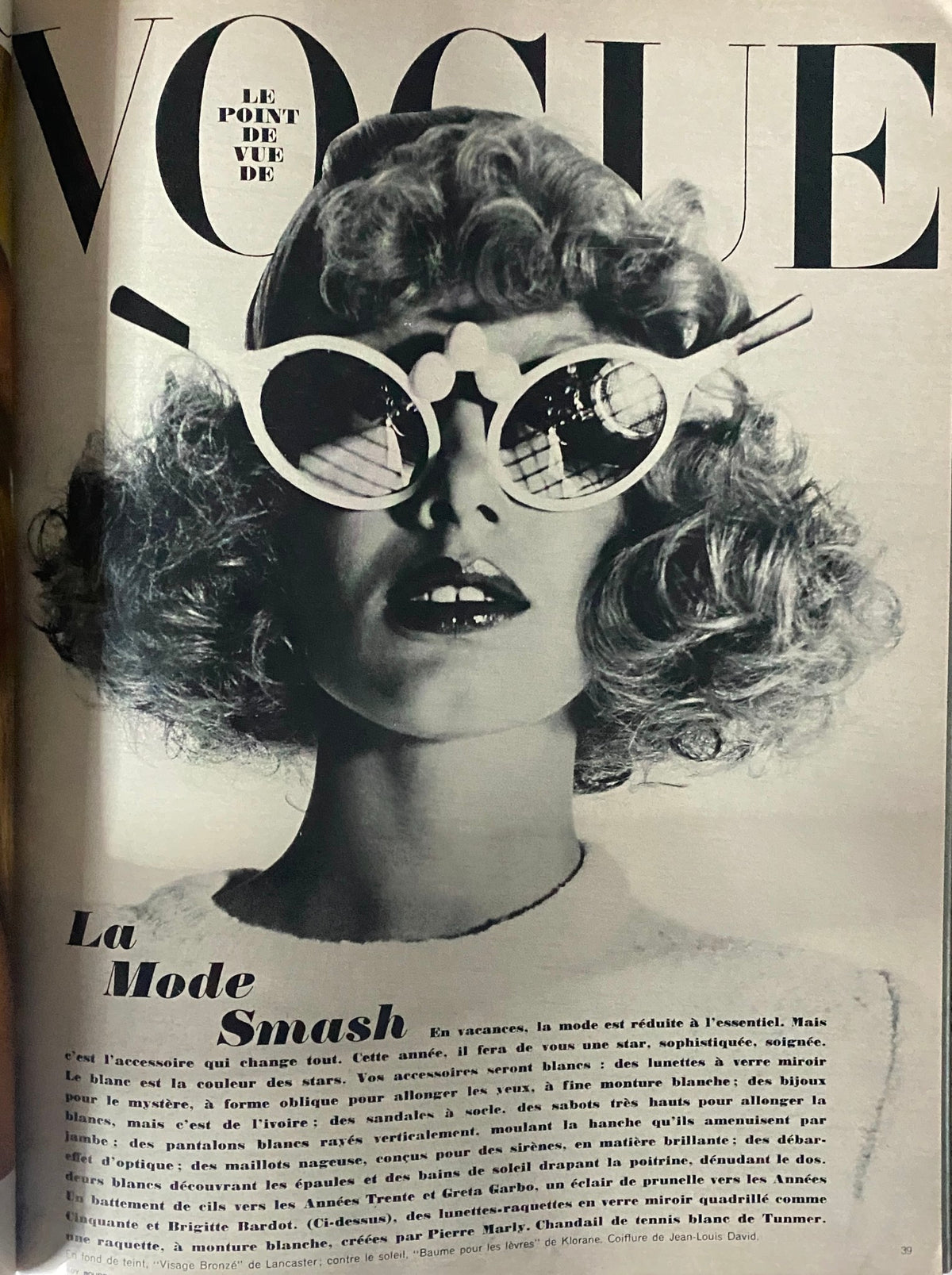 Vogue Paris June-July 1972 Ursula Andress