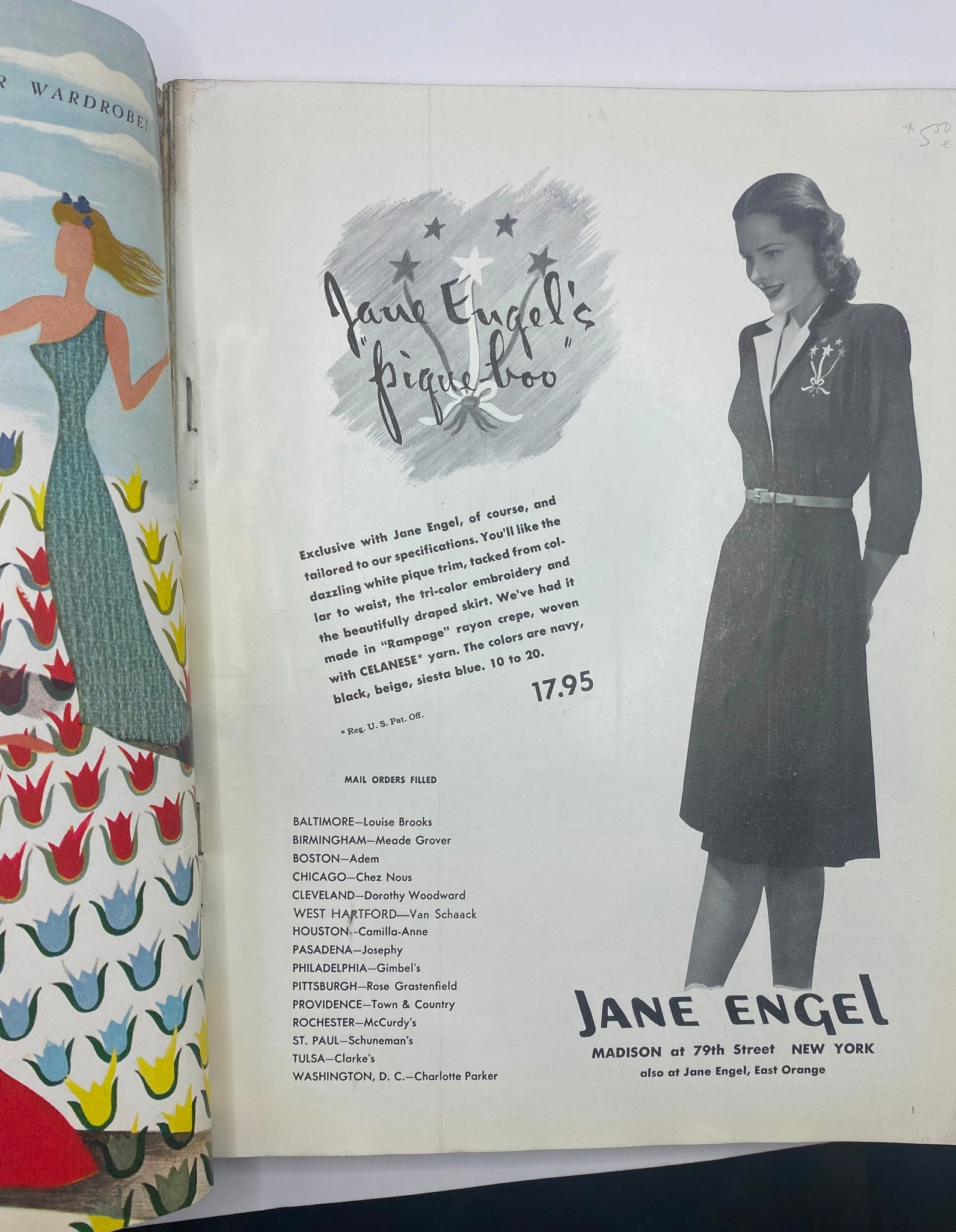 Mademoiselle Magazine March 1941 What's New Number No Label