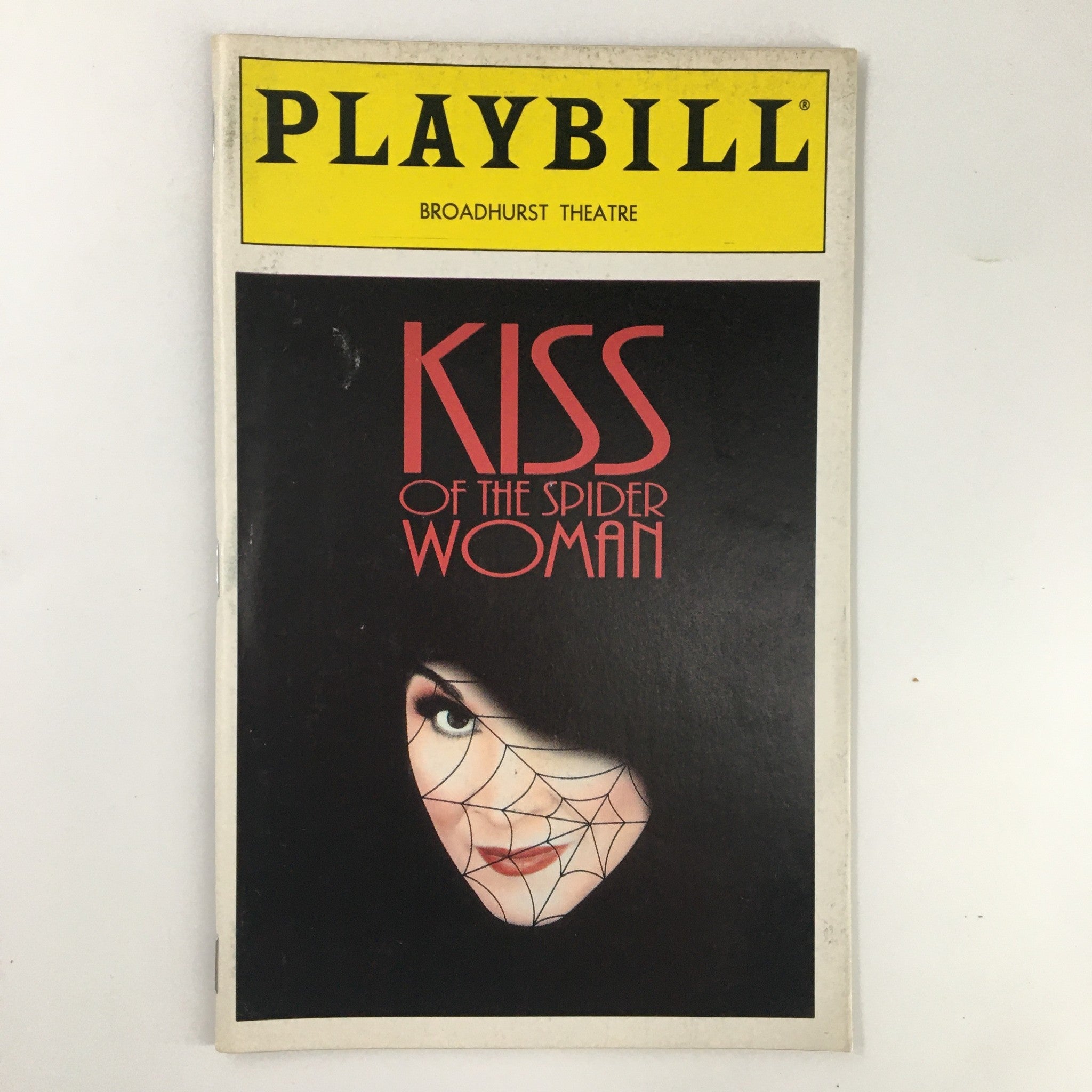 1992 Playbill Broadhurst Theater Anthony Crivello in Kiss of the Spider Woman