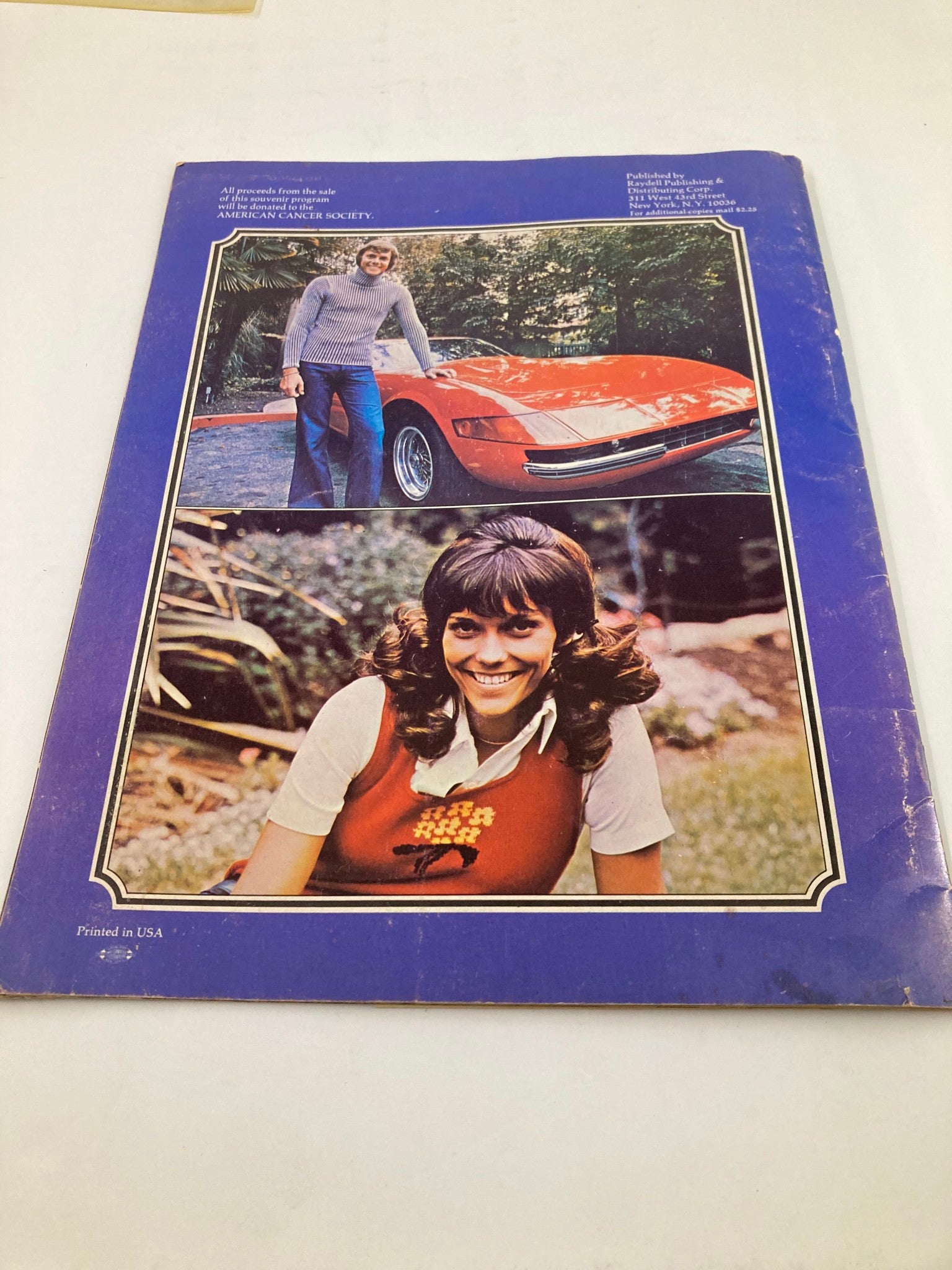 1972 Carpenters Fans Club Book Live in Australia