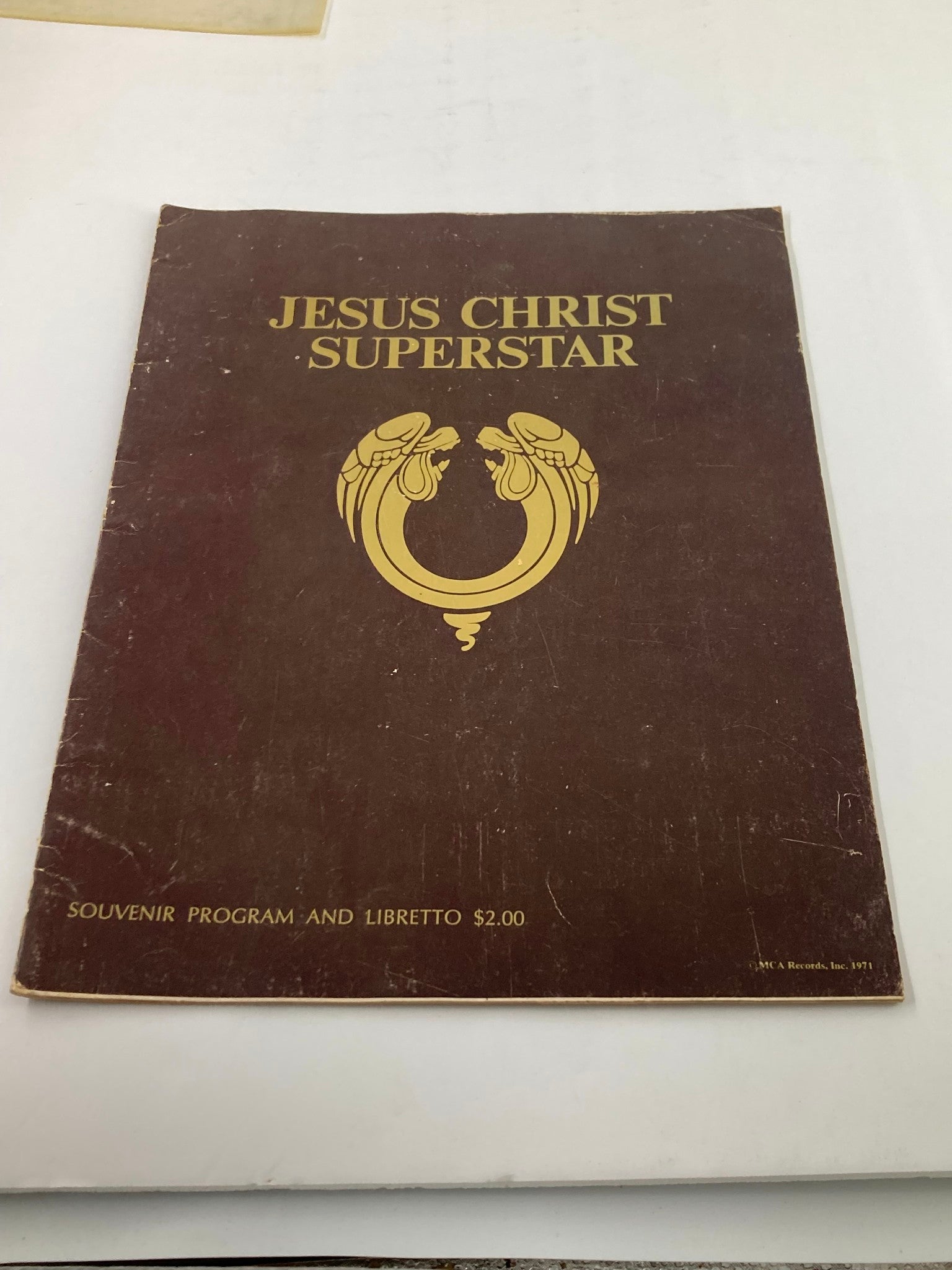 1970 Jesus Christ Superstar Souvenir Program and Libretto