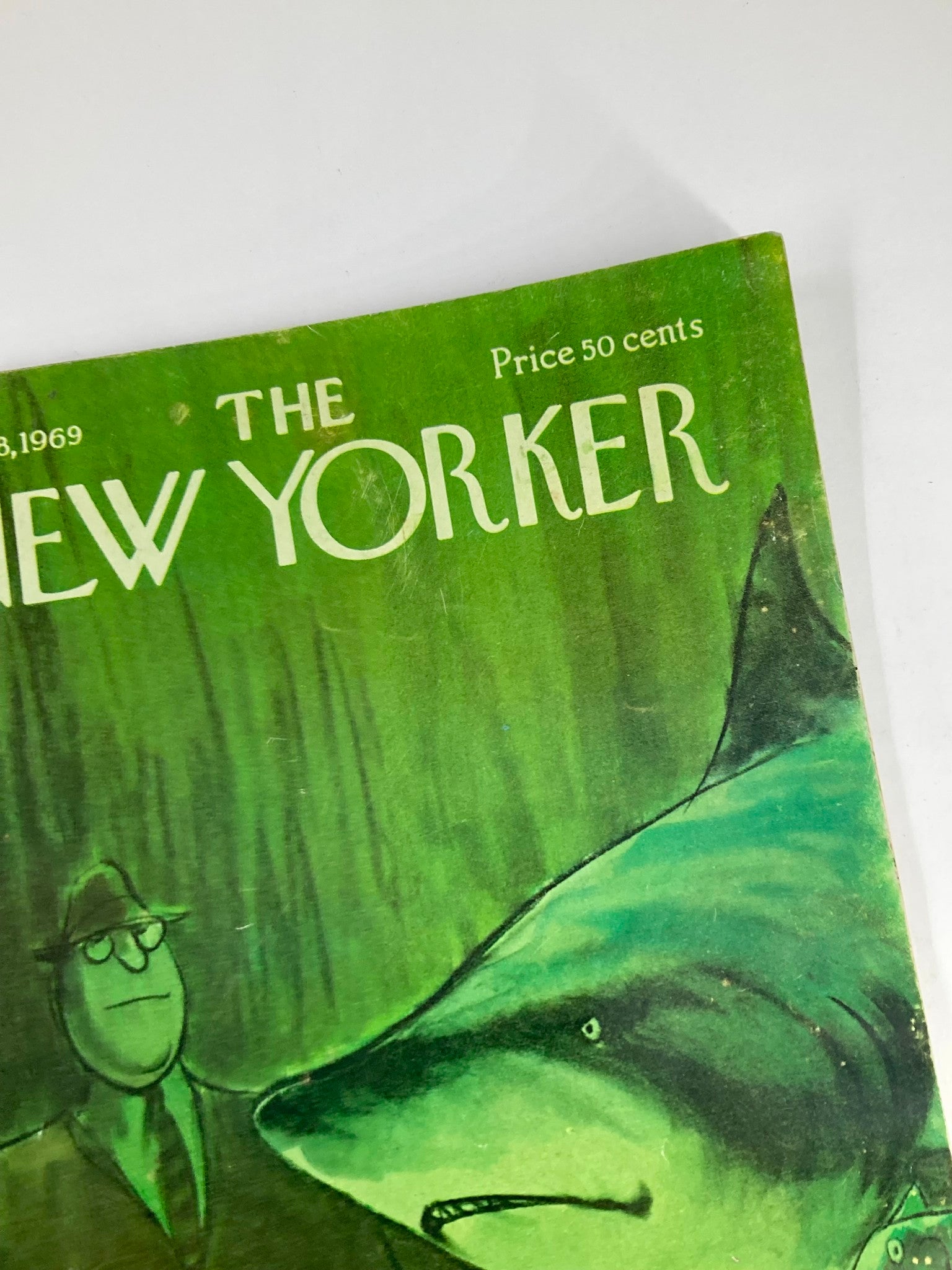 The New Yorker Full Magazine January 18 1969 Shark Tank by C. Saxon No Label