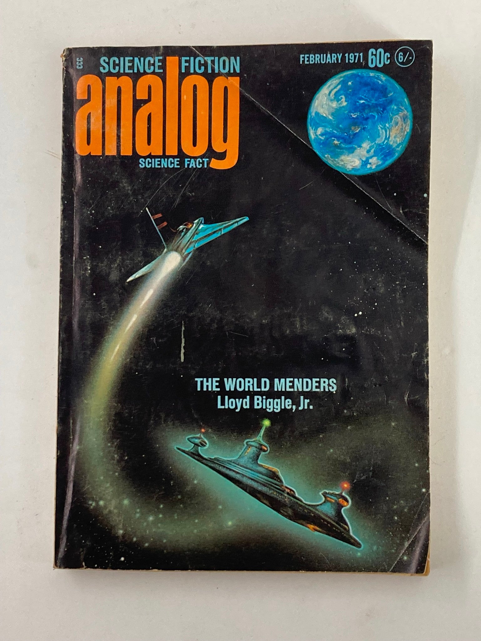 VTG Analog Science Fiction/Science Magazine February 1971 The World Menders