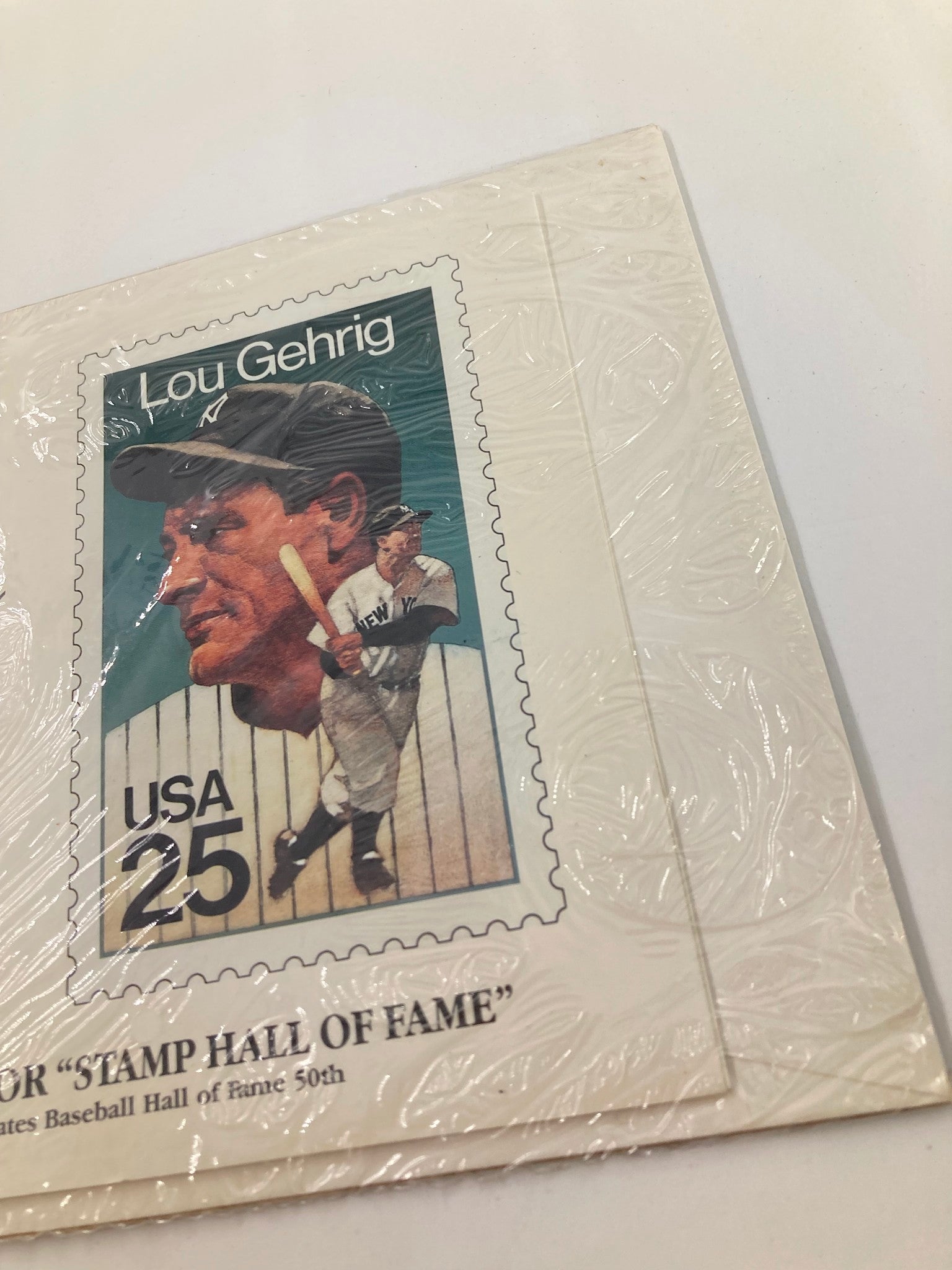 The 'Iron Horse' Lou Gehrig Selected for "Stamp Hall of Fame"