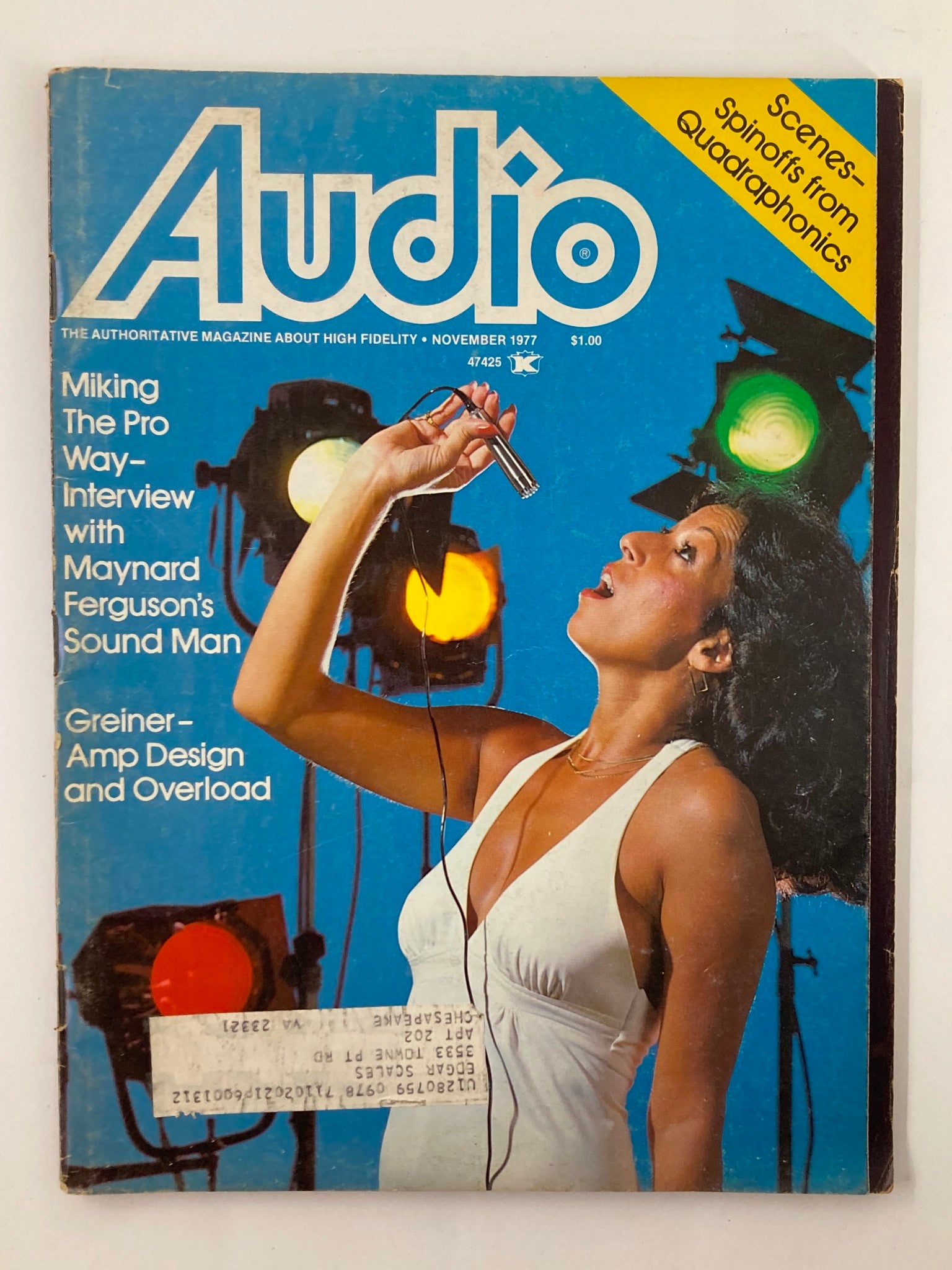 VTG Audio Magazine November 1977 Vol 61 #11 Greiner Amp Design and Overload