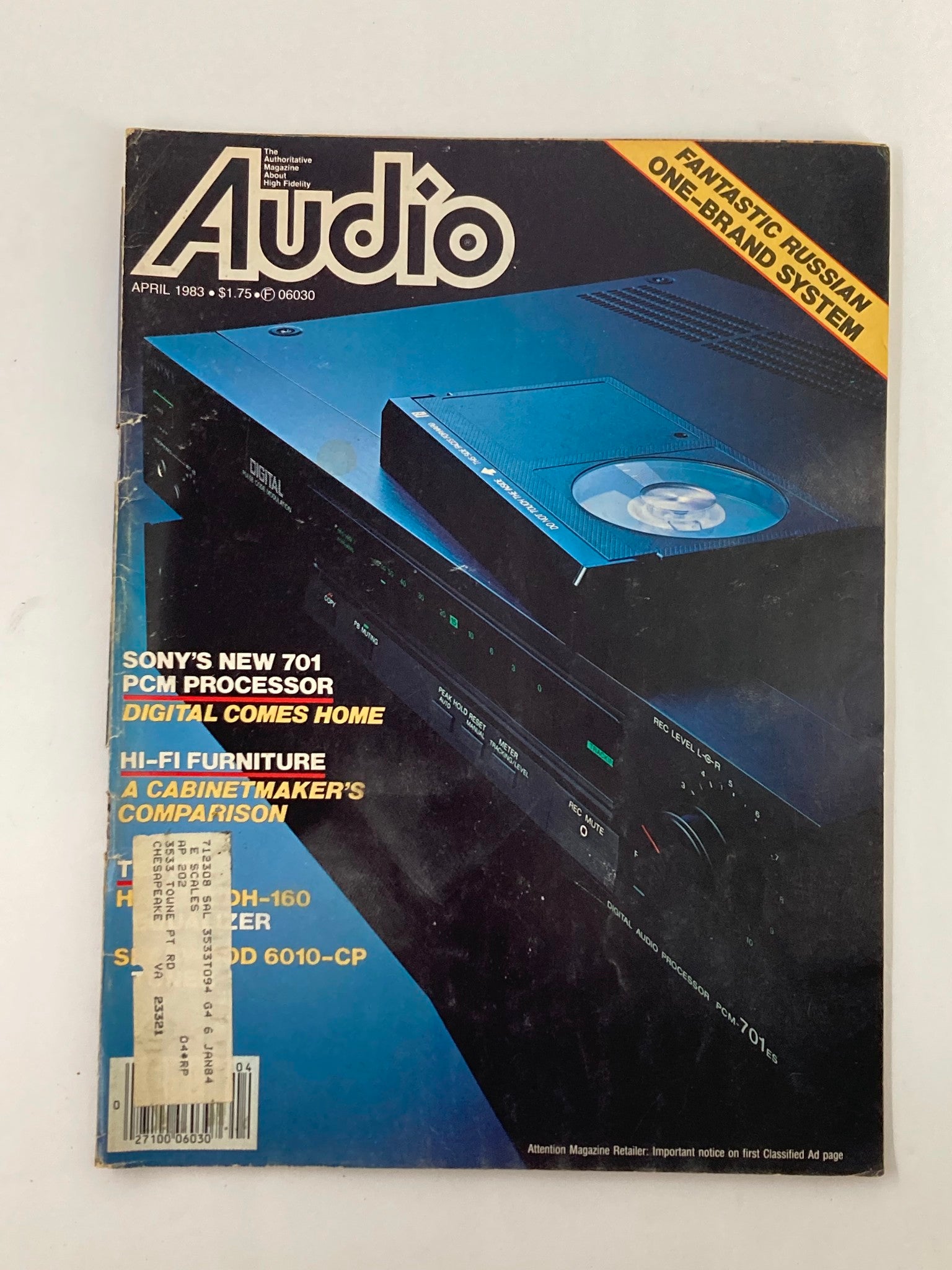 VTG Audio Magazine April 1983 Vol 67 #4 Sony PCM-701 Digital Audio Processor