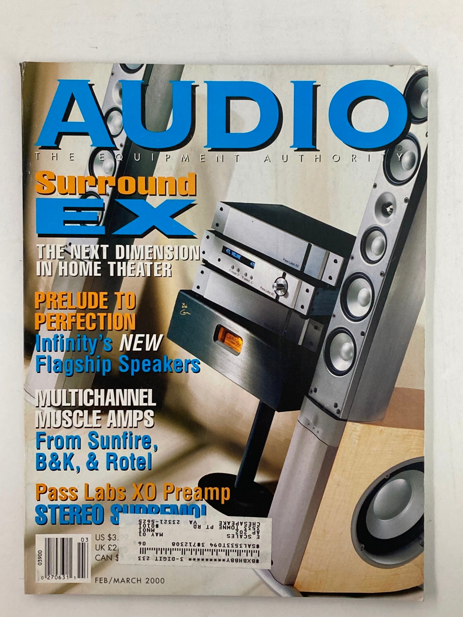 Audio Magazine February 2000 Vol 84 #2 The Next Dimension in Home Theater