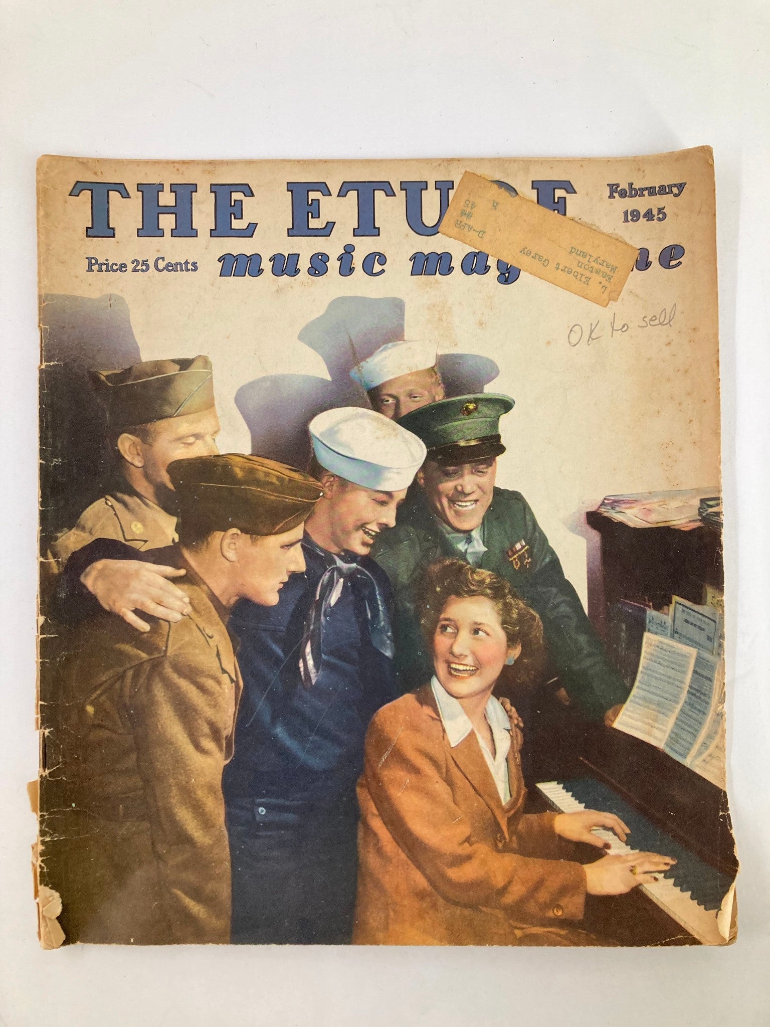 VTG Etude The Music Magazine February 1945 Vol 63 #2 The Healing of Art Music