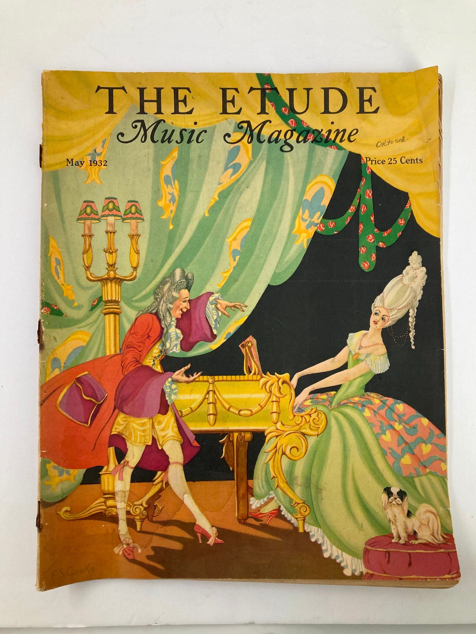 VTG Etude The Music Magazine May 1932 Vol 50 #5 The Pupil's Waterloo No Label