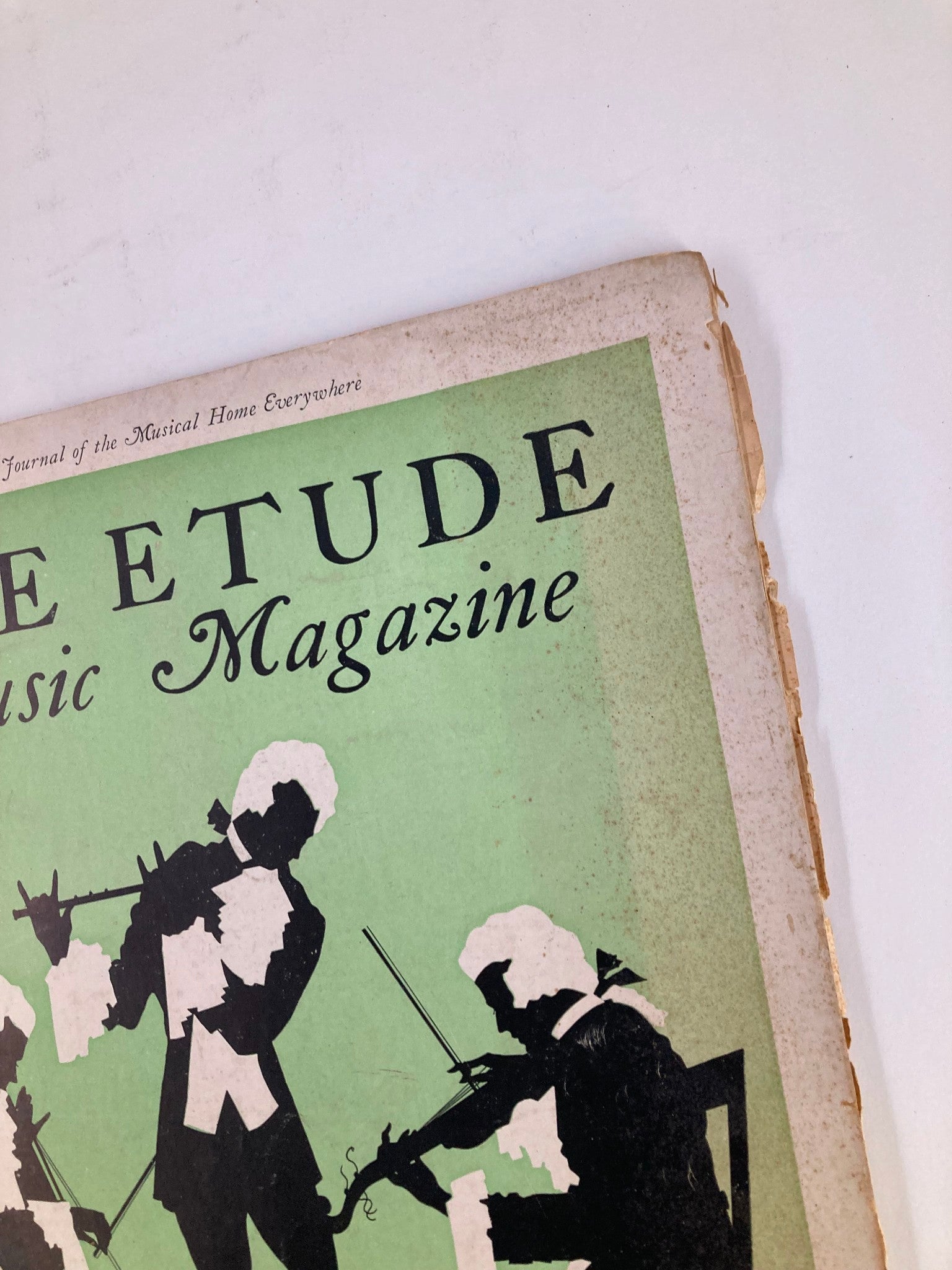 VTG Etude The Music Magazine August 1933 Vol 100 #8 The Gay Old Frog No Label