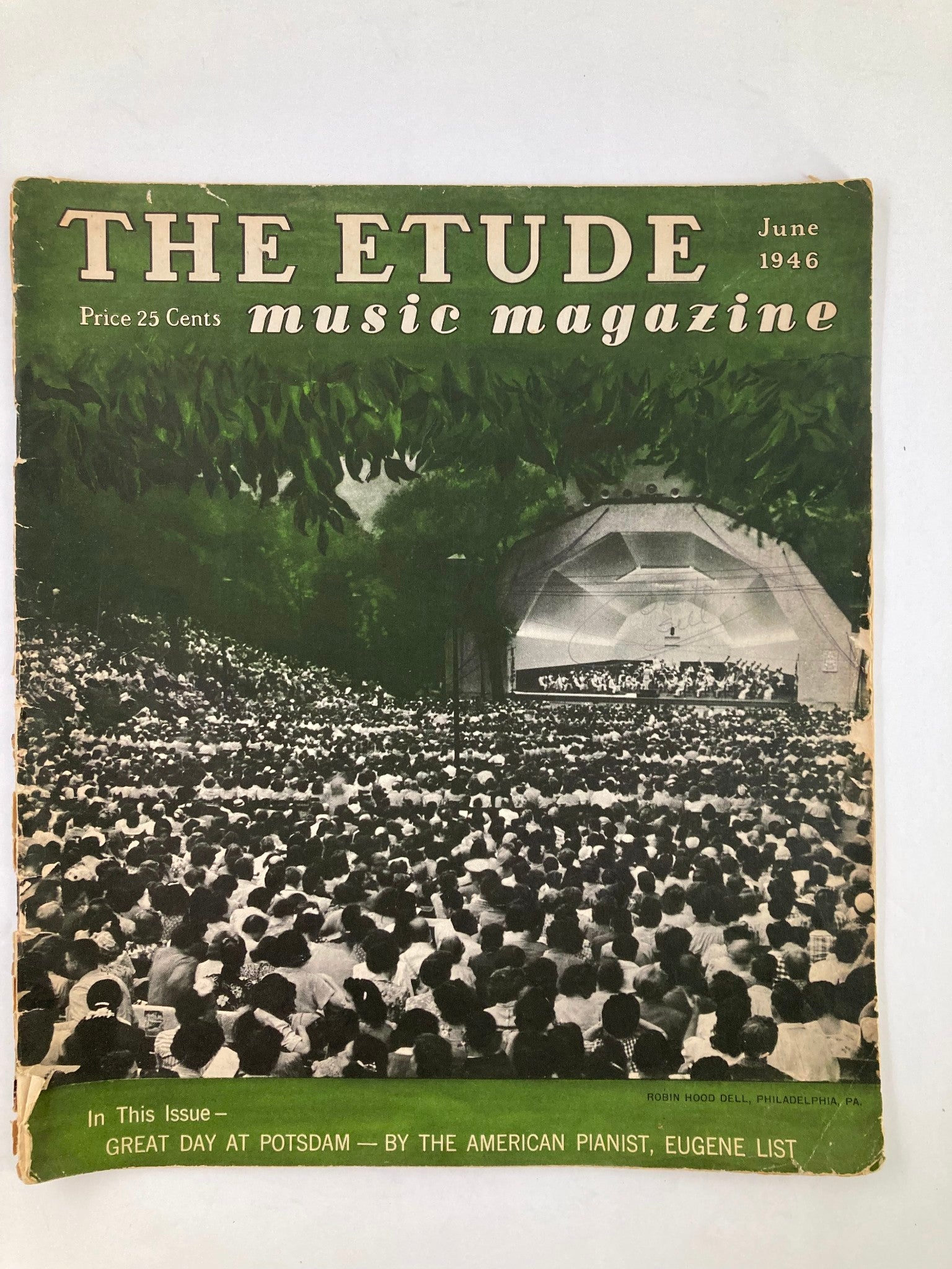 VTG Etude The Music Magazine June 1946 Vol 64 #6 Tour of Jenny Lind No Label