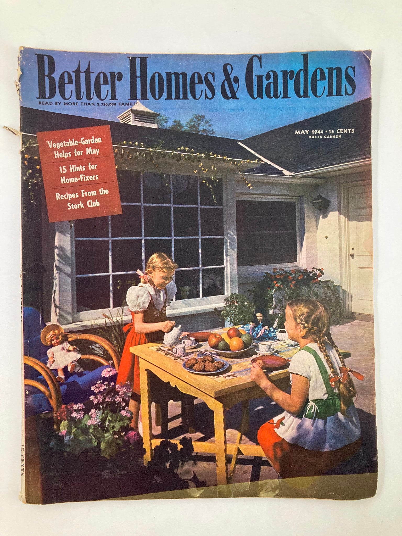 Better Homes & Gardens May 1944 Vol 22 #9 Vegetable-Garden Helps No Label