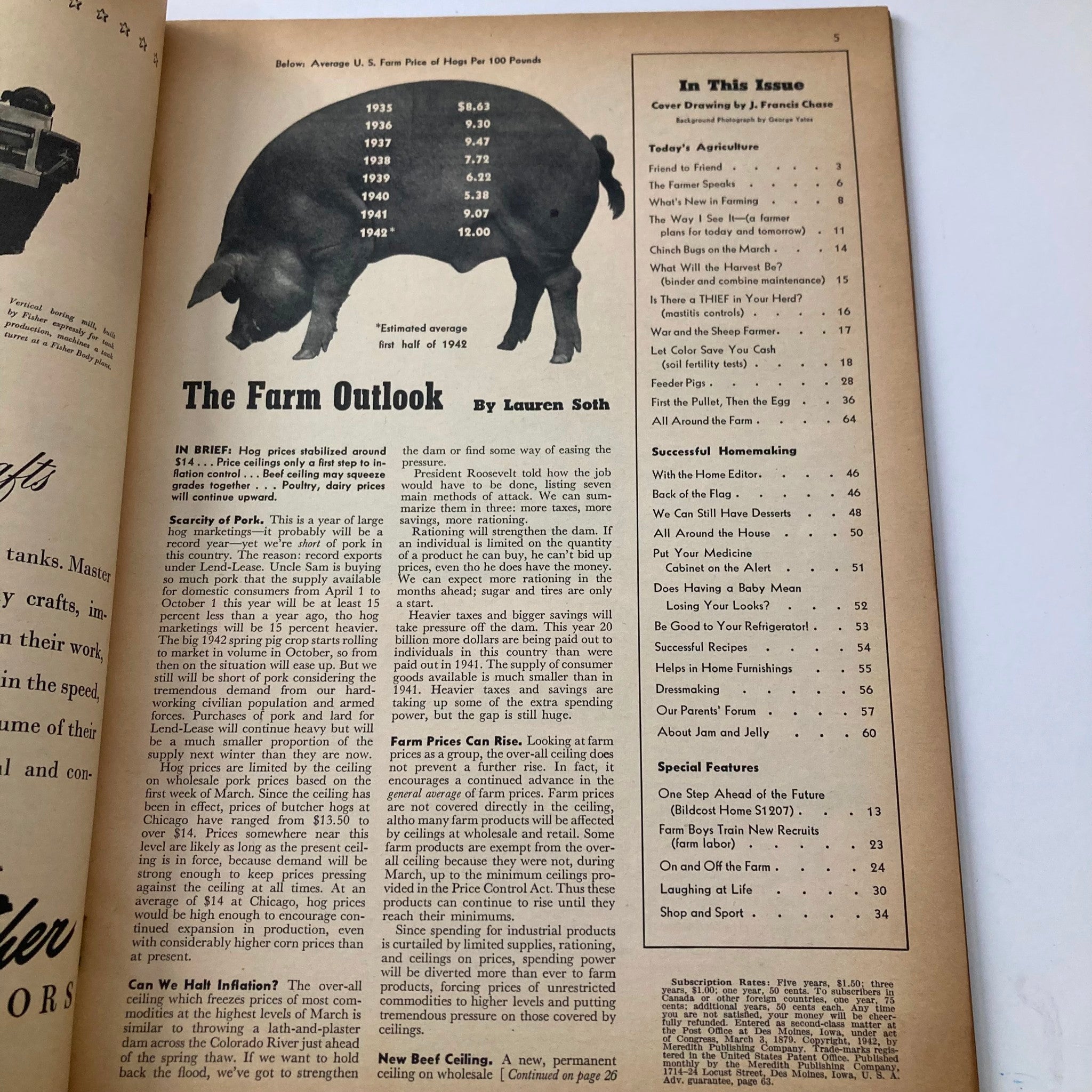 VTG Successful Farming Magazine July 1942 A Farmer Plans for Today and Tomorrow