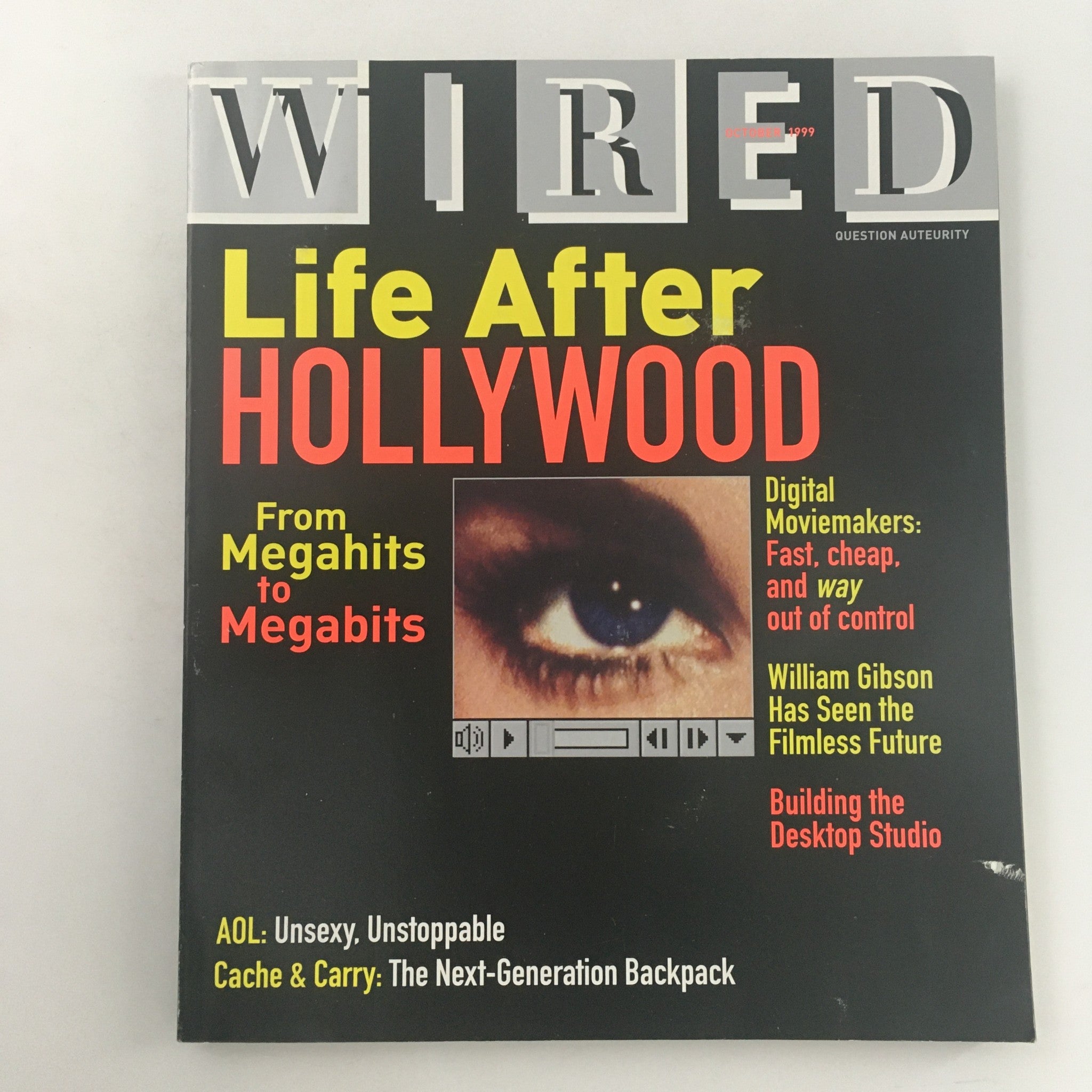 Wired Magazine October 1999 Life After Hollywood William Gibson, Newsstand