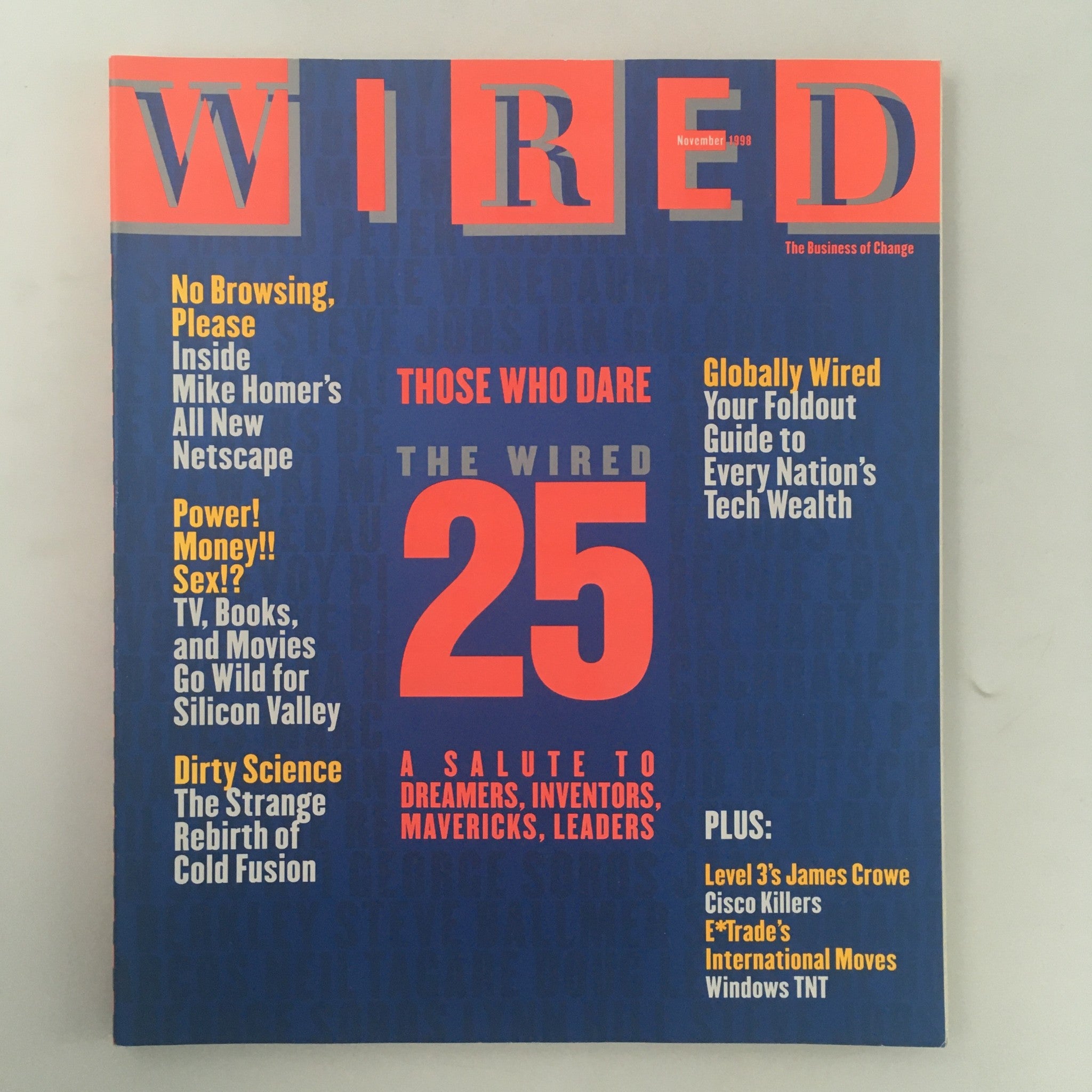 Wired Magazine November 1998 Inside Mike Homer's All New Netscape, Newsstand