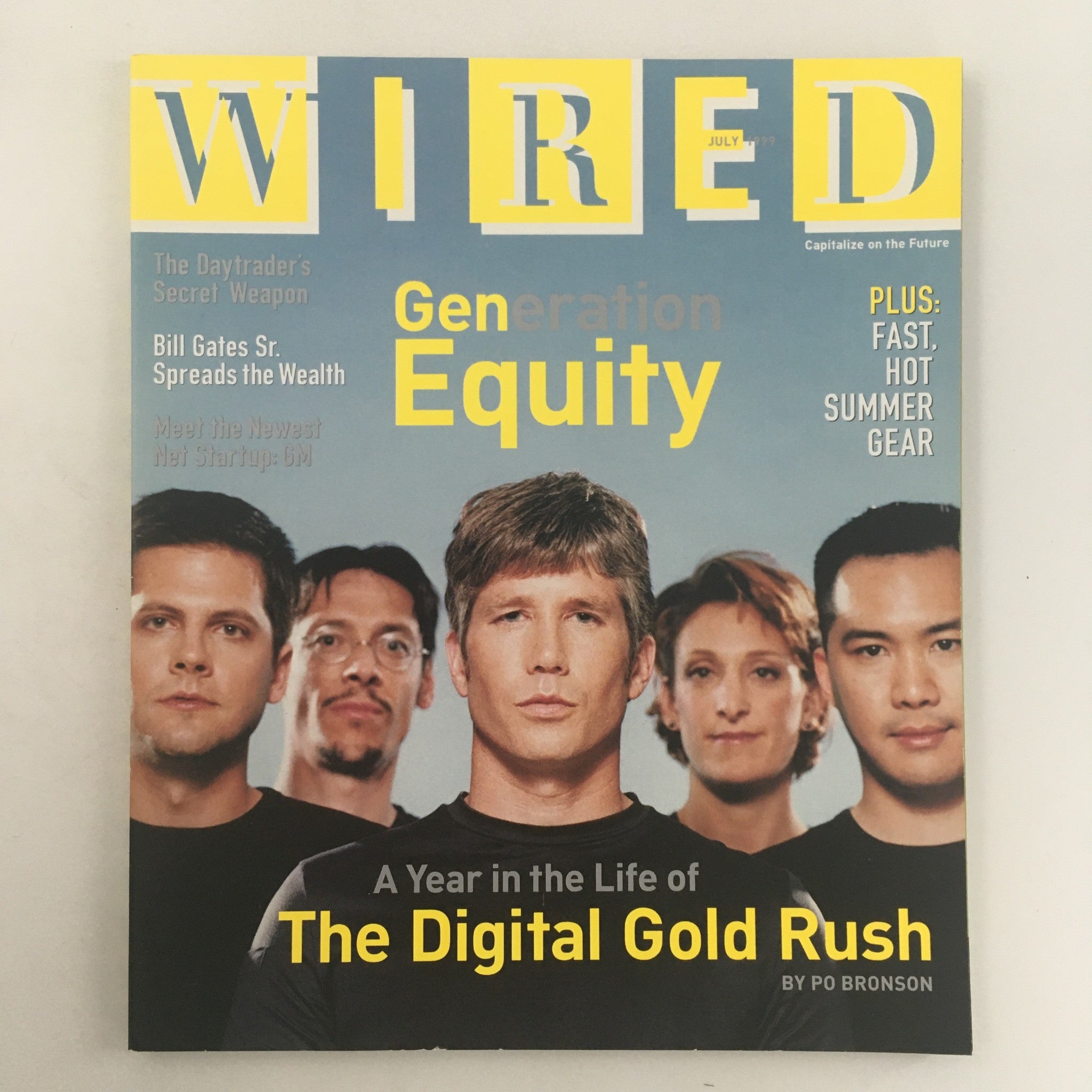 Wired Magazine July 1999 The Digital Gold Rush by Po Bronson, Newsstand