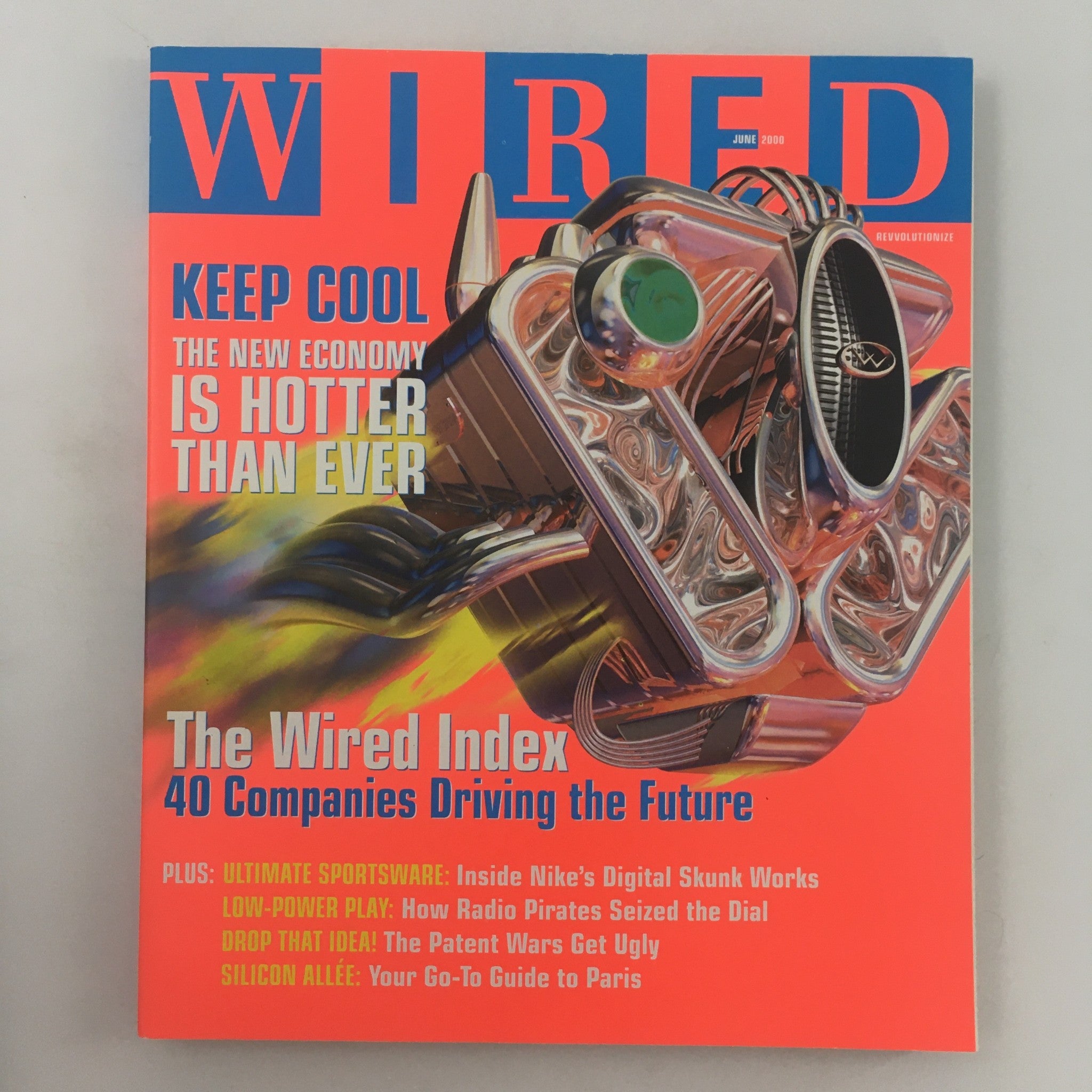 Wired Magazine June 2000 40 Companies Driving the Future, Newsstand