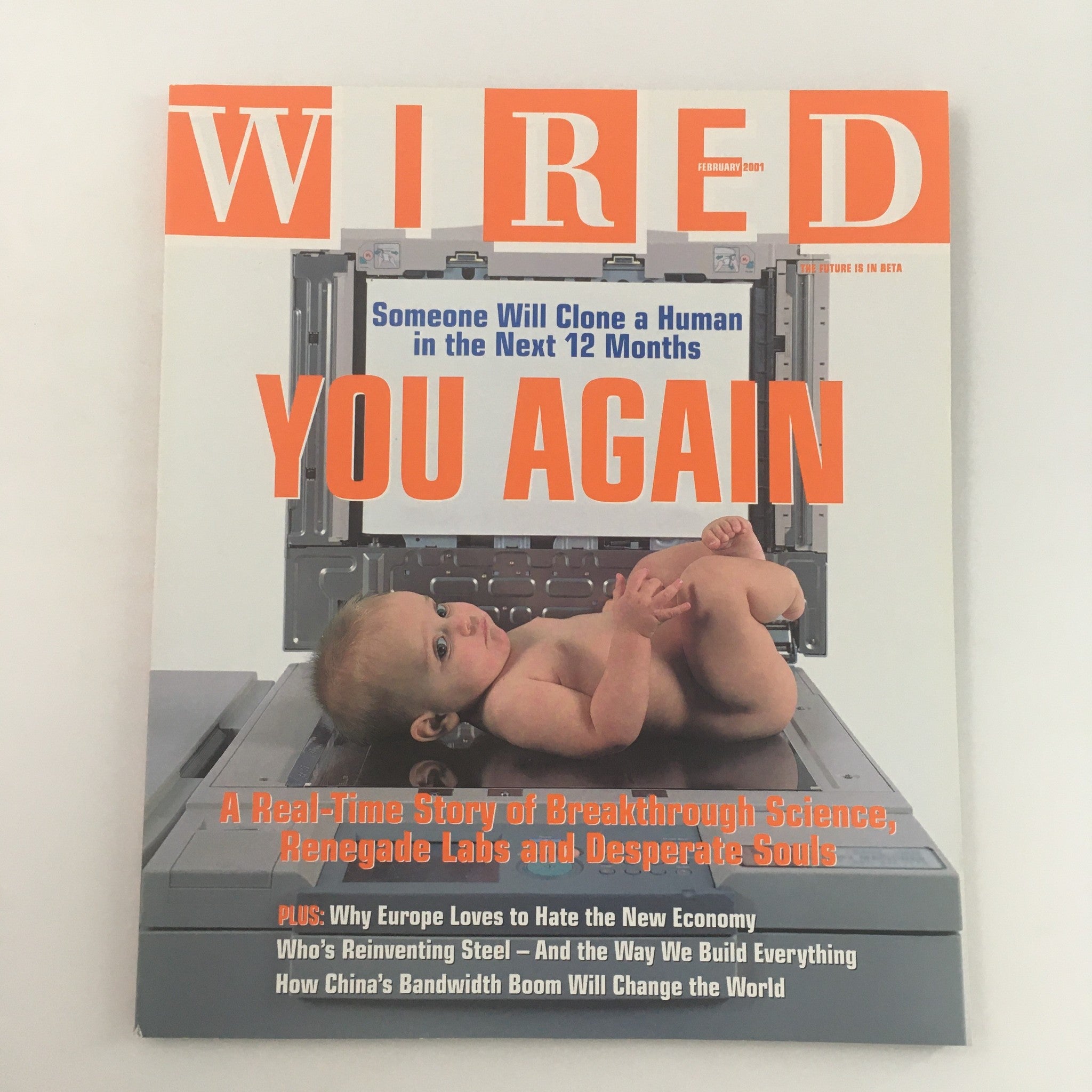 Wired Magazine February 2001 A Real-Time Story of Breakthrough Science Newsstand