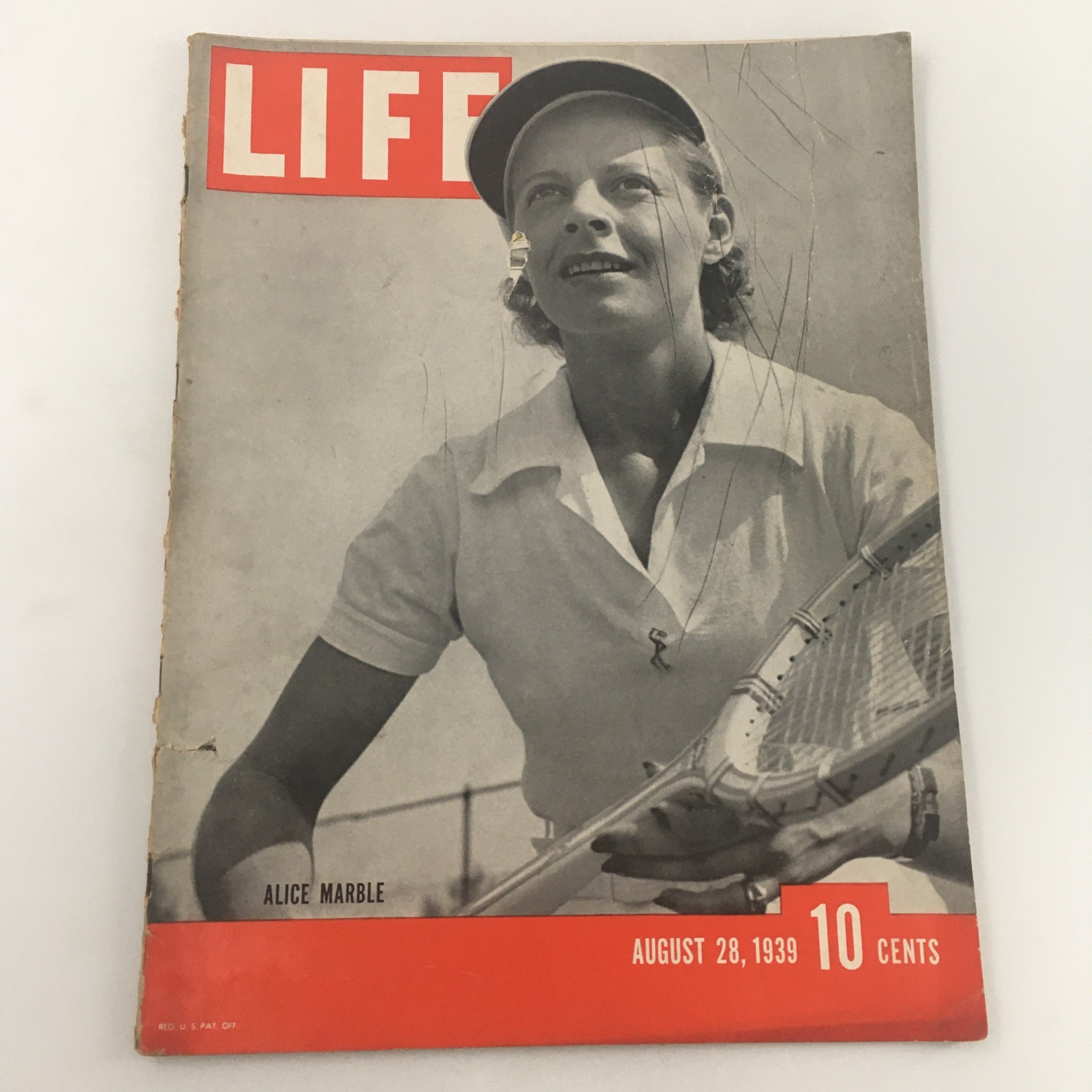 VTG Life Magazine August 28 1939 Photograph of Tennis Player Alice Marble