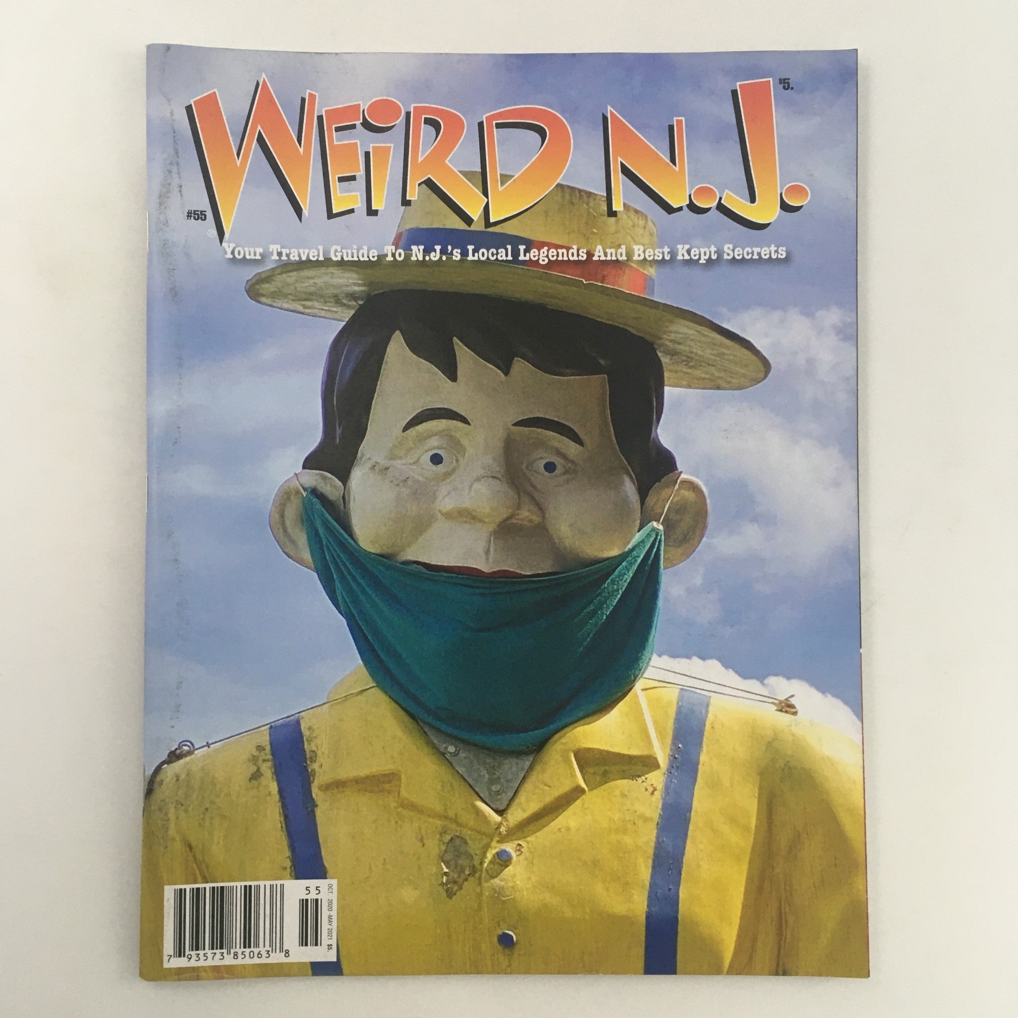 Weird N.J. Magazine October 2020-May 2021 #55 Travel Guide to NJ Local Newsstand