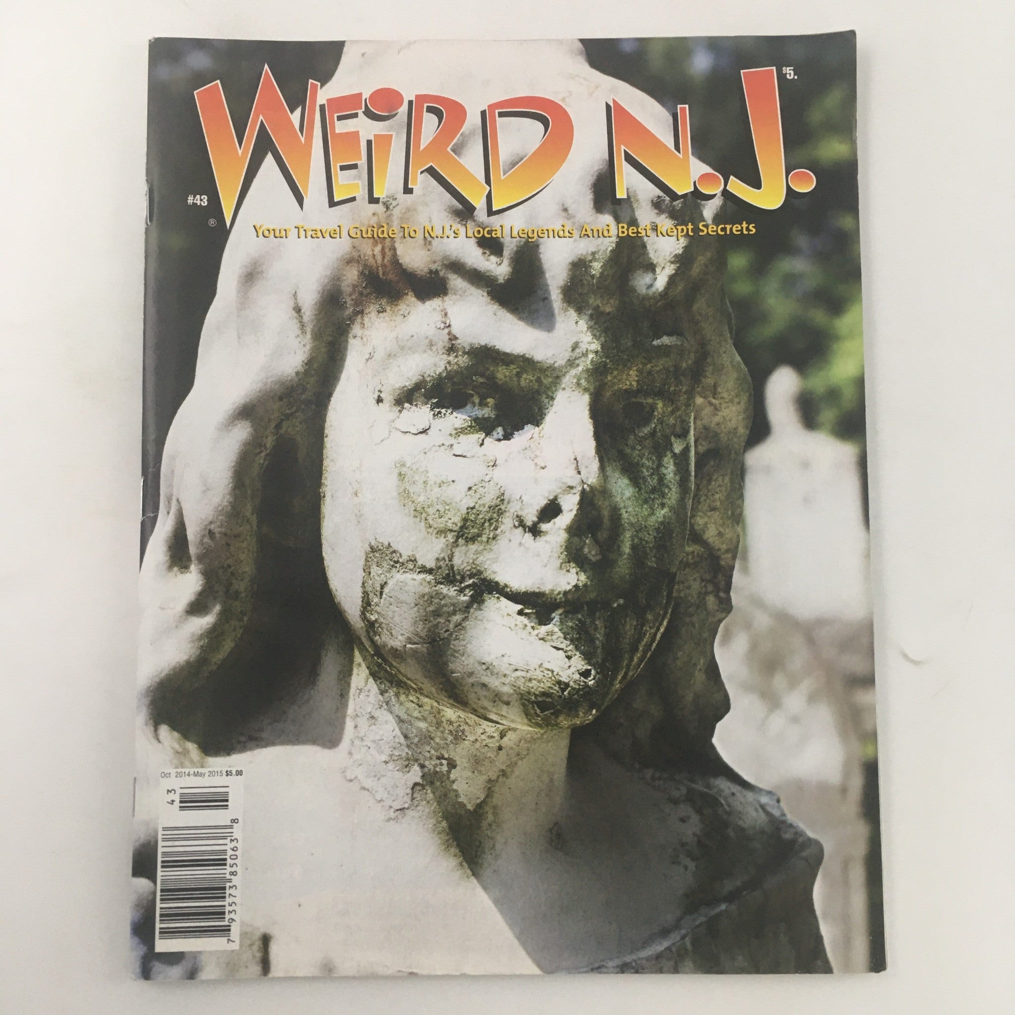 Weird N.J. Magazine October 2014-May 2015 #43 Travel Guide to NJ Local Newsstand