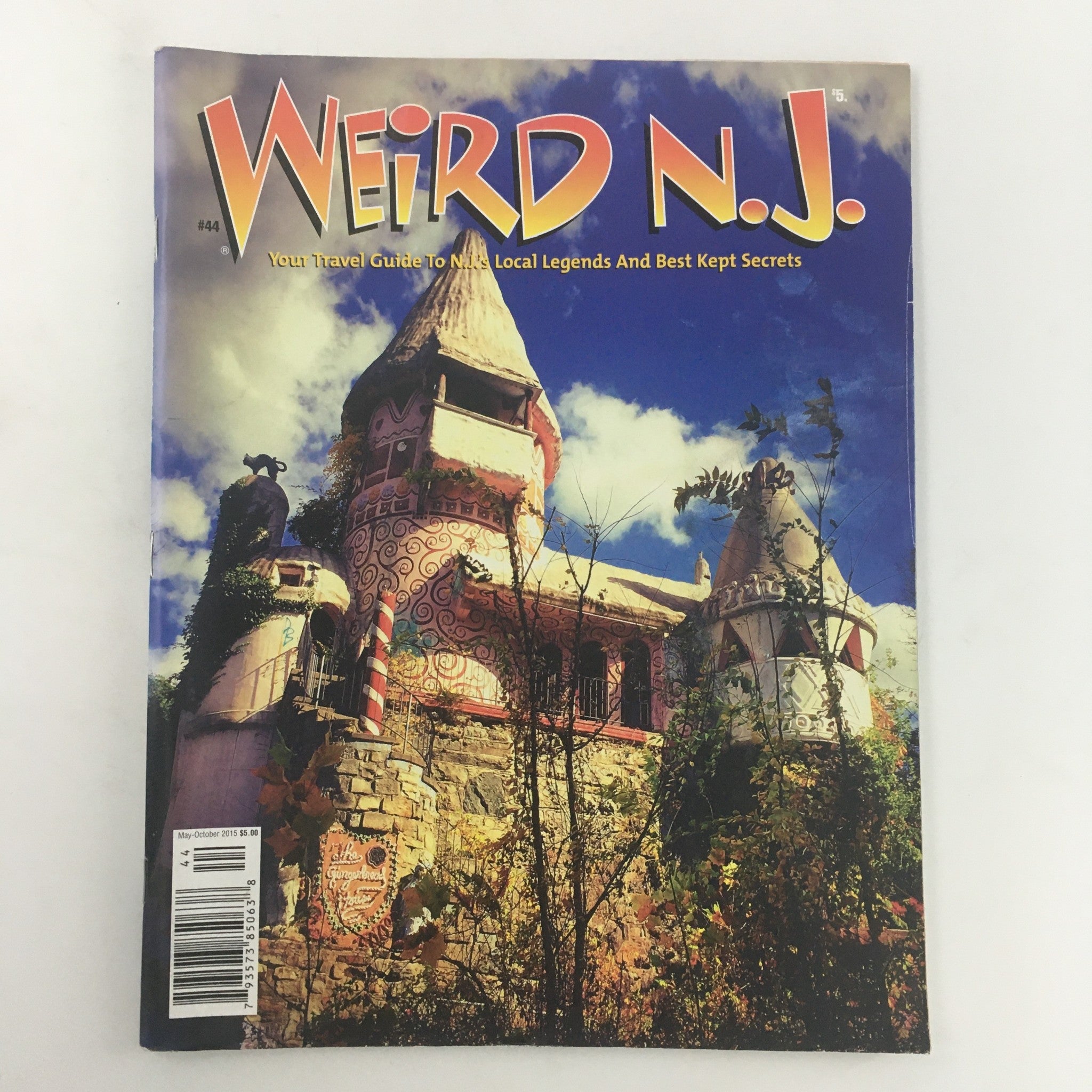 Weird N.J. Magazine May-October 2015 #44 Travel Guide to NJ Local Newsstand