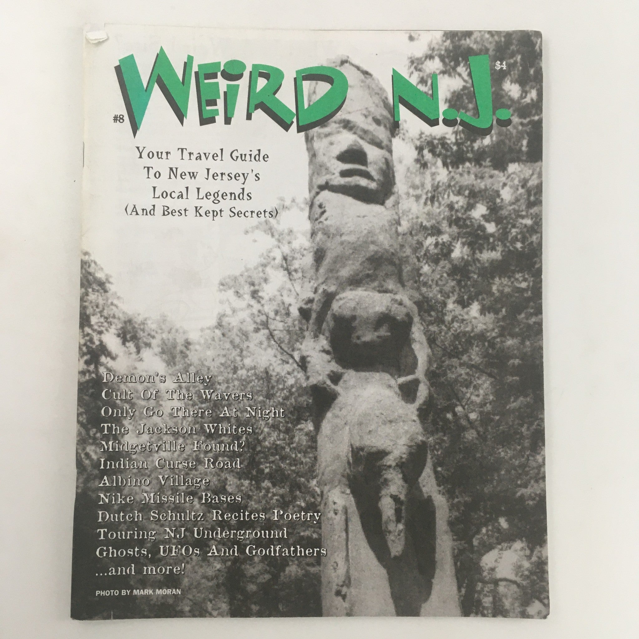 Weird N.J. Magazine 1997 #8 Travel Guide to NJ Local Legends, Newsstand