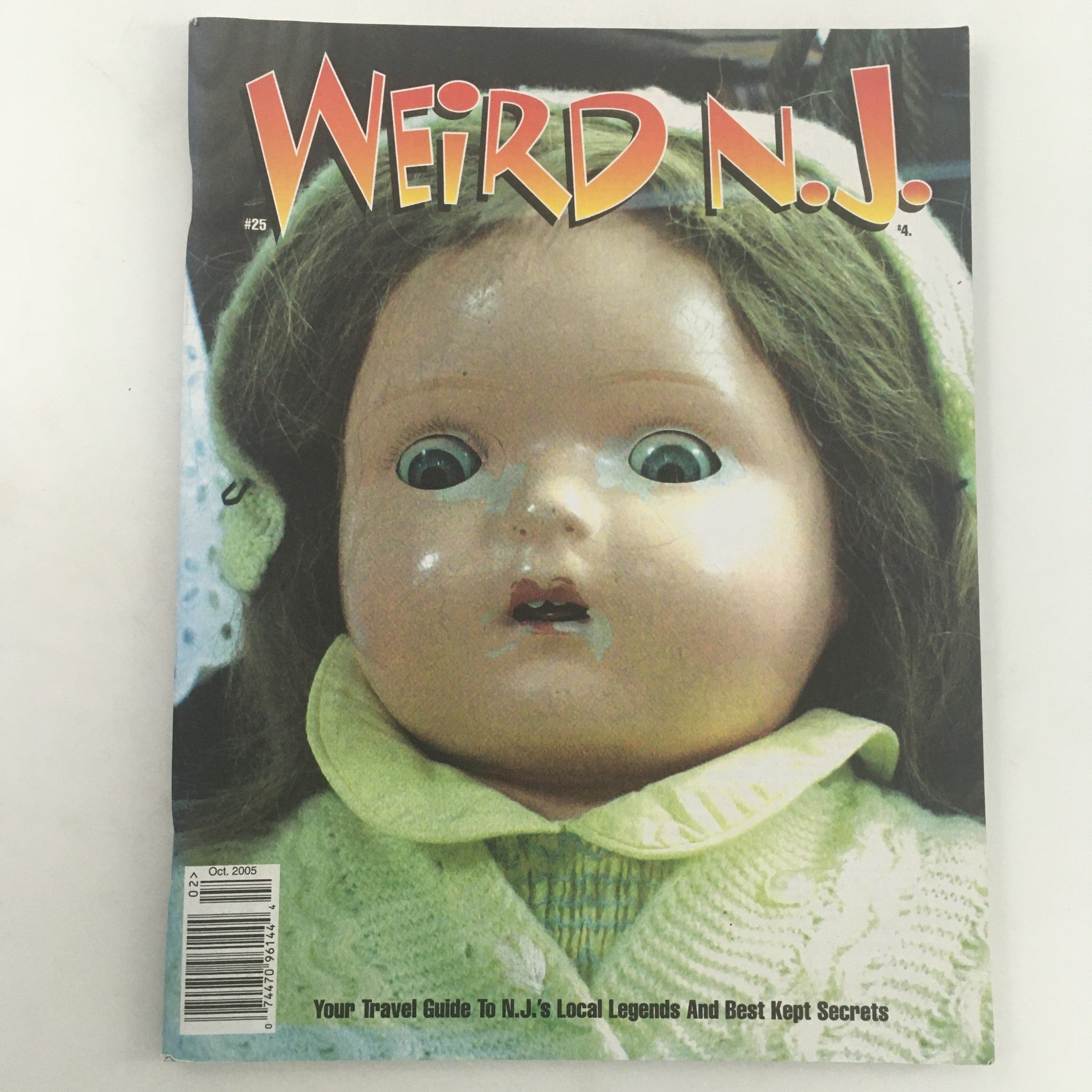 Weird N.J. Magazine October 2005 #25 Travel Guide to NJ Local Legends, Newsstand