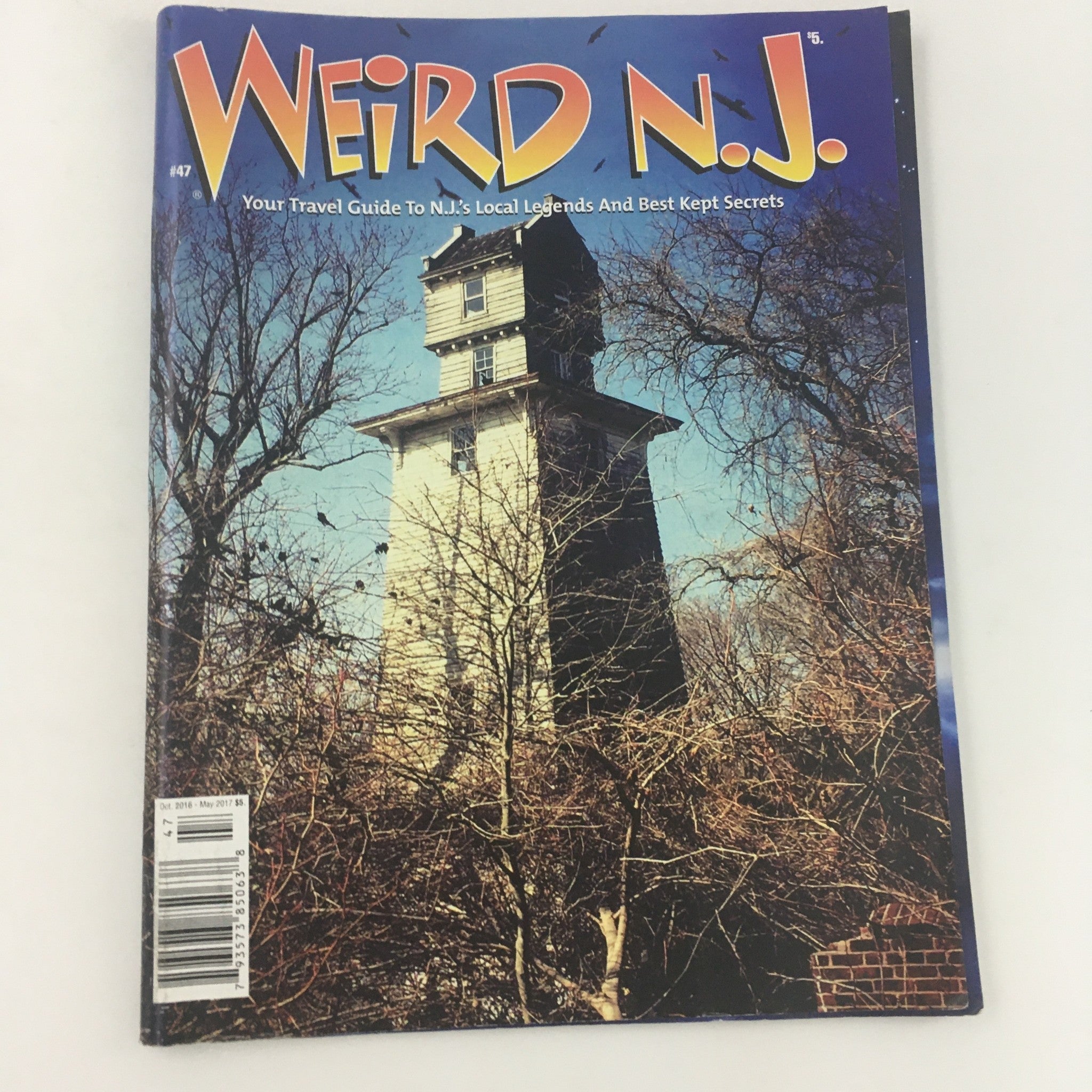 Weird N.J. Magazine October '16-May 2017 #47 Travel Guide to NJ Local, Newsstand