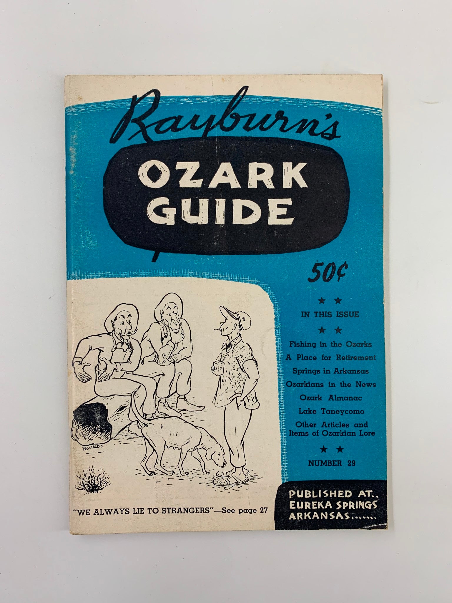 VTG Rayburn's Ozark Guide Magazine 1949 A Place for Retirement No Label