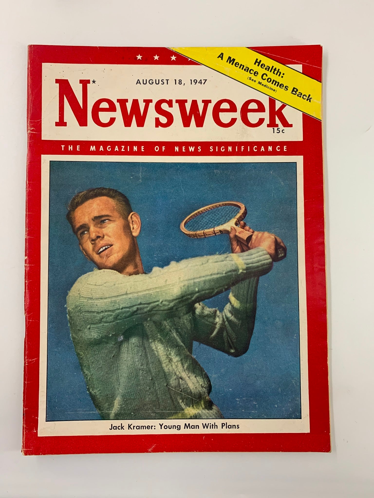 VTG Newsweek Magazine August 18 1947 Jack Krame Young Man with Plans No Label