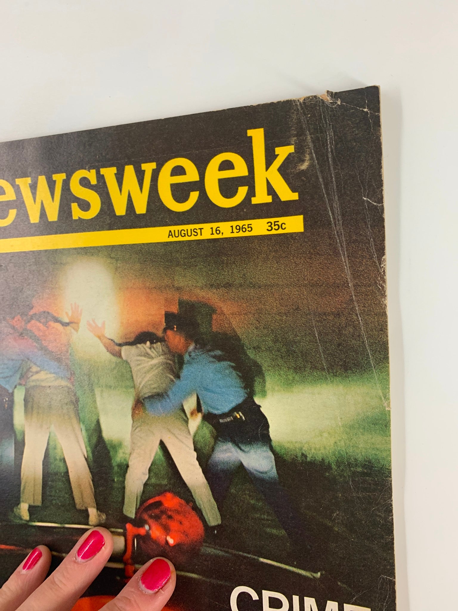 VTG Newsweek Magazine August 16 1965 The Crime in the Streets No Label